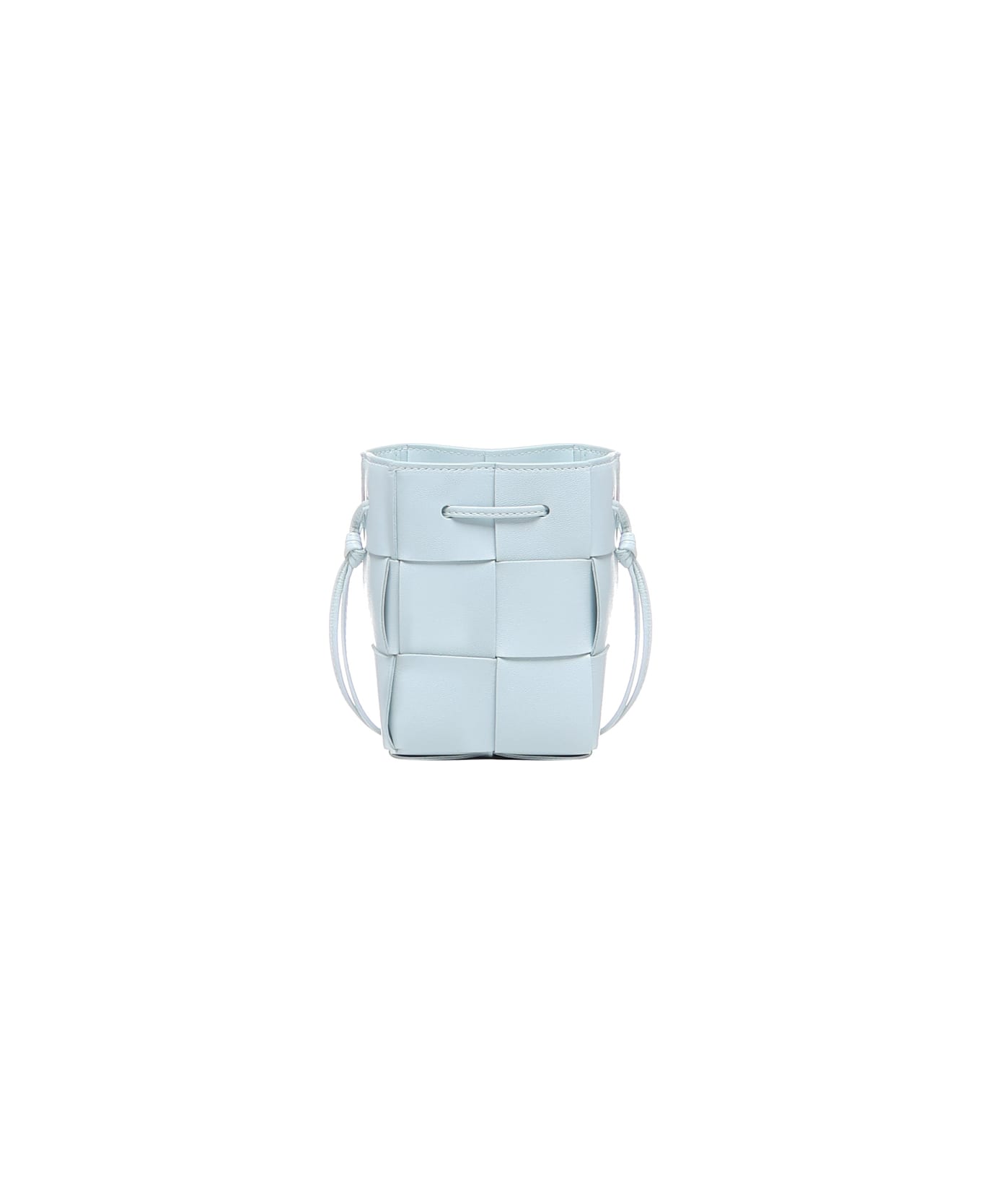 Bottega Veneta Cassette Mini Bucket Bag - Teal washed-gold トートバッグ