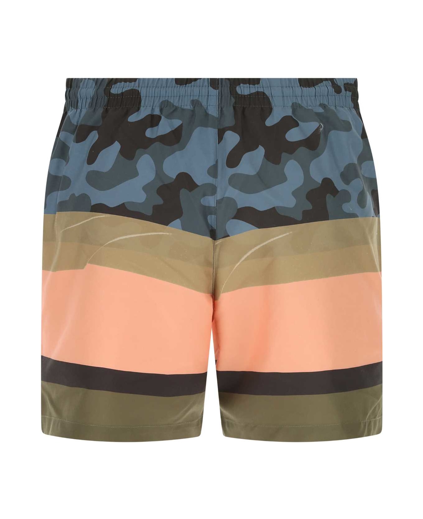 Dries Van Noten Printed Nylon Bermuda Shorts - 509