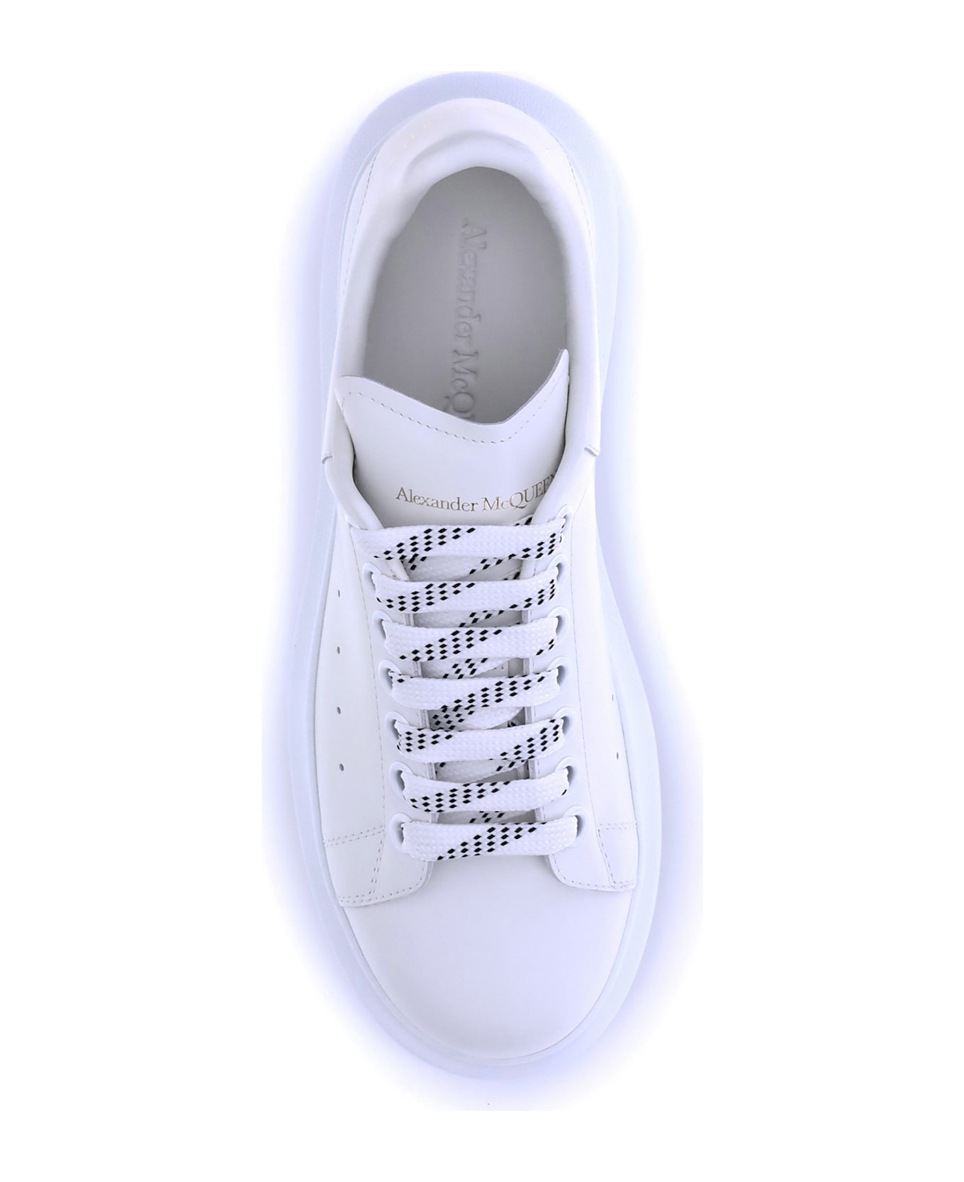 Alexander McQueen Leather Sneakers - White
