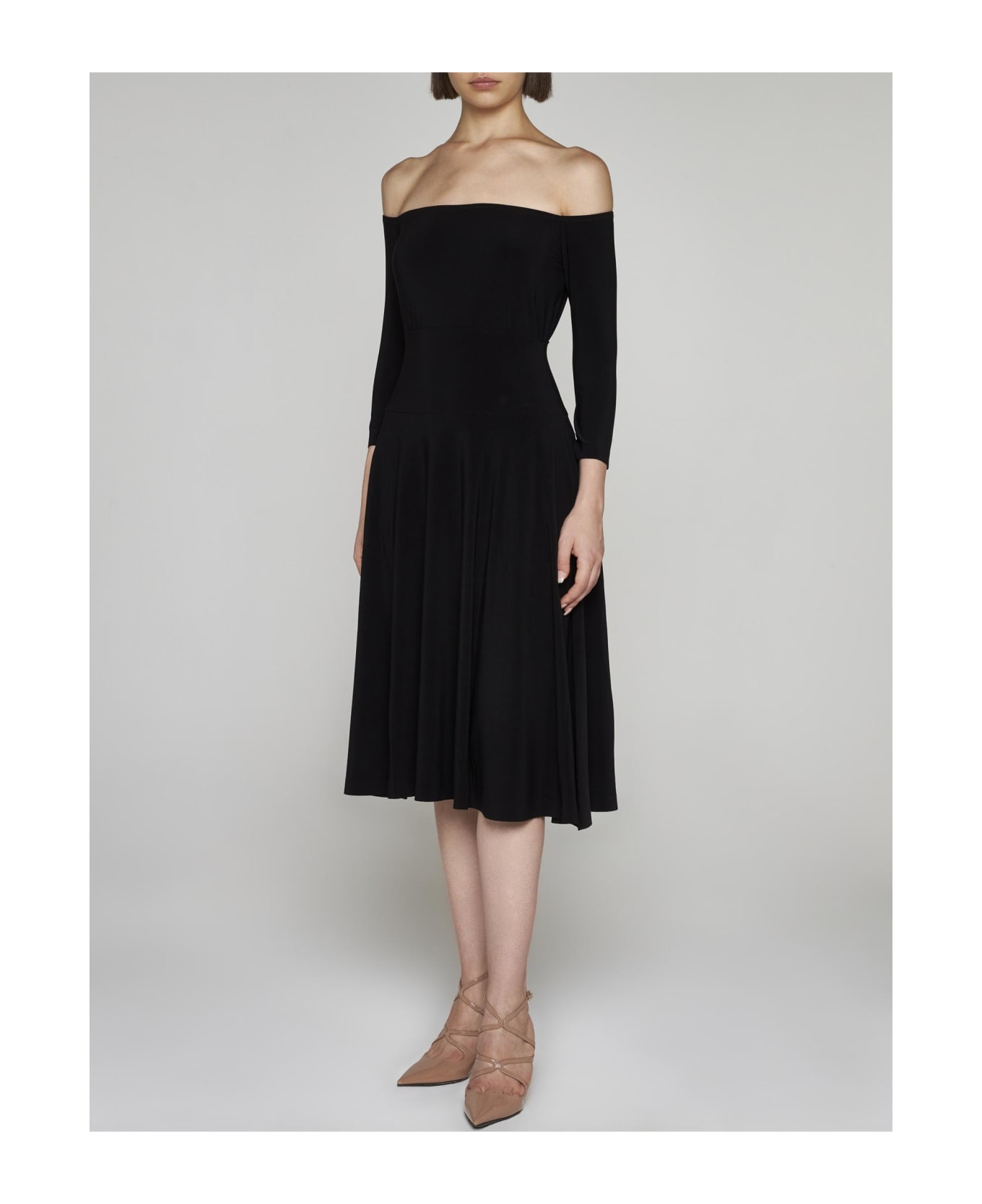 Norma Kamali Jersey Skirt - Black