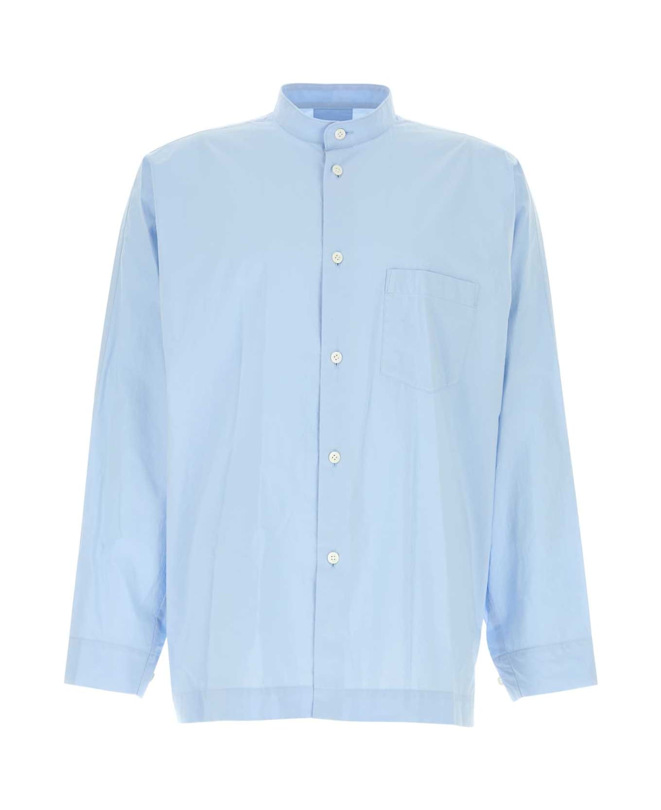 Homme Plissé Issey Miyake Light Blue Poplin Shirt - SKYBLUE
