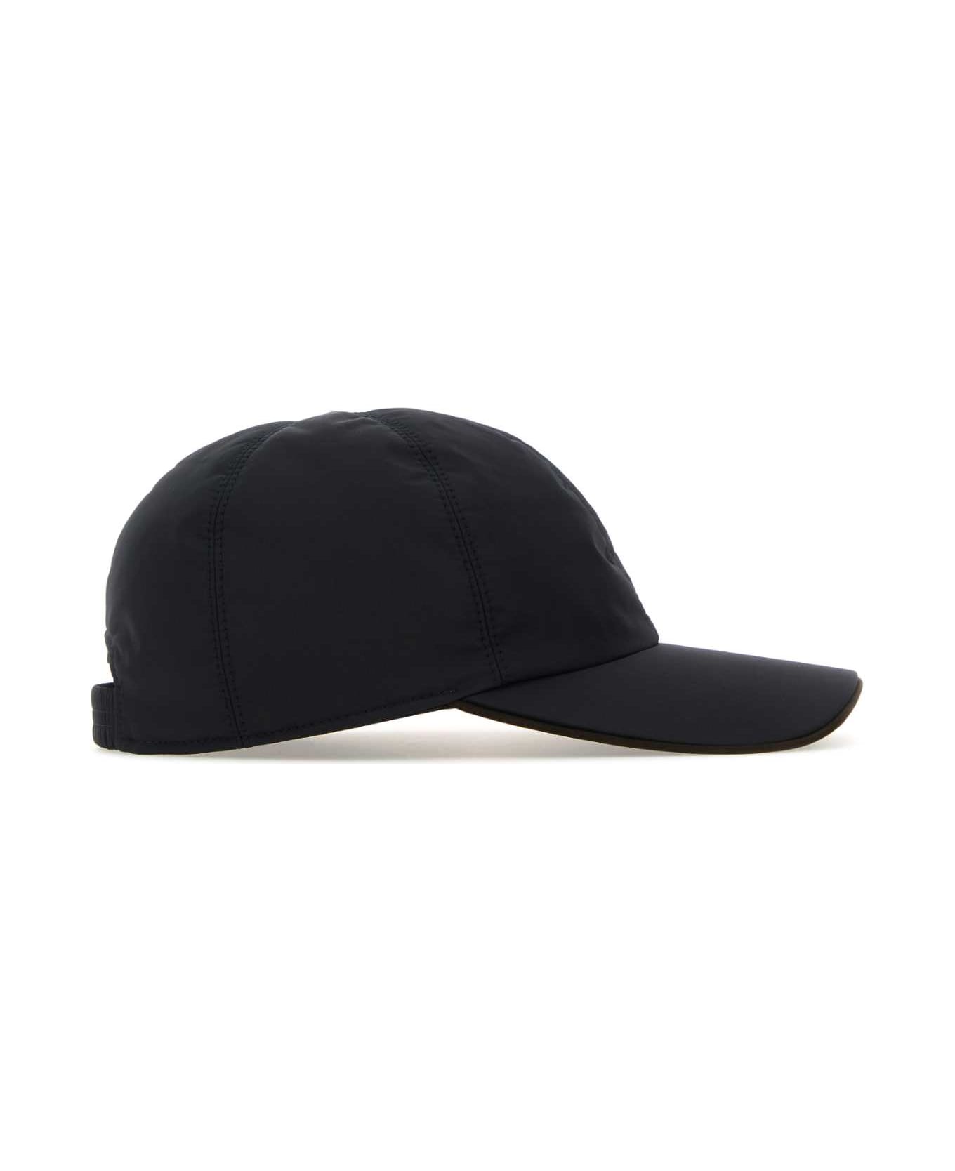 Zegna Black Polyester Baseball Cap - BL1 帽子