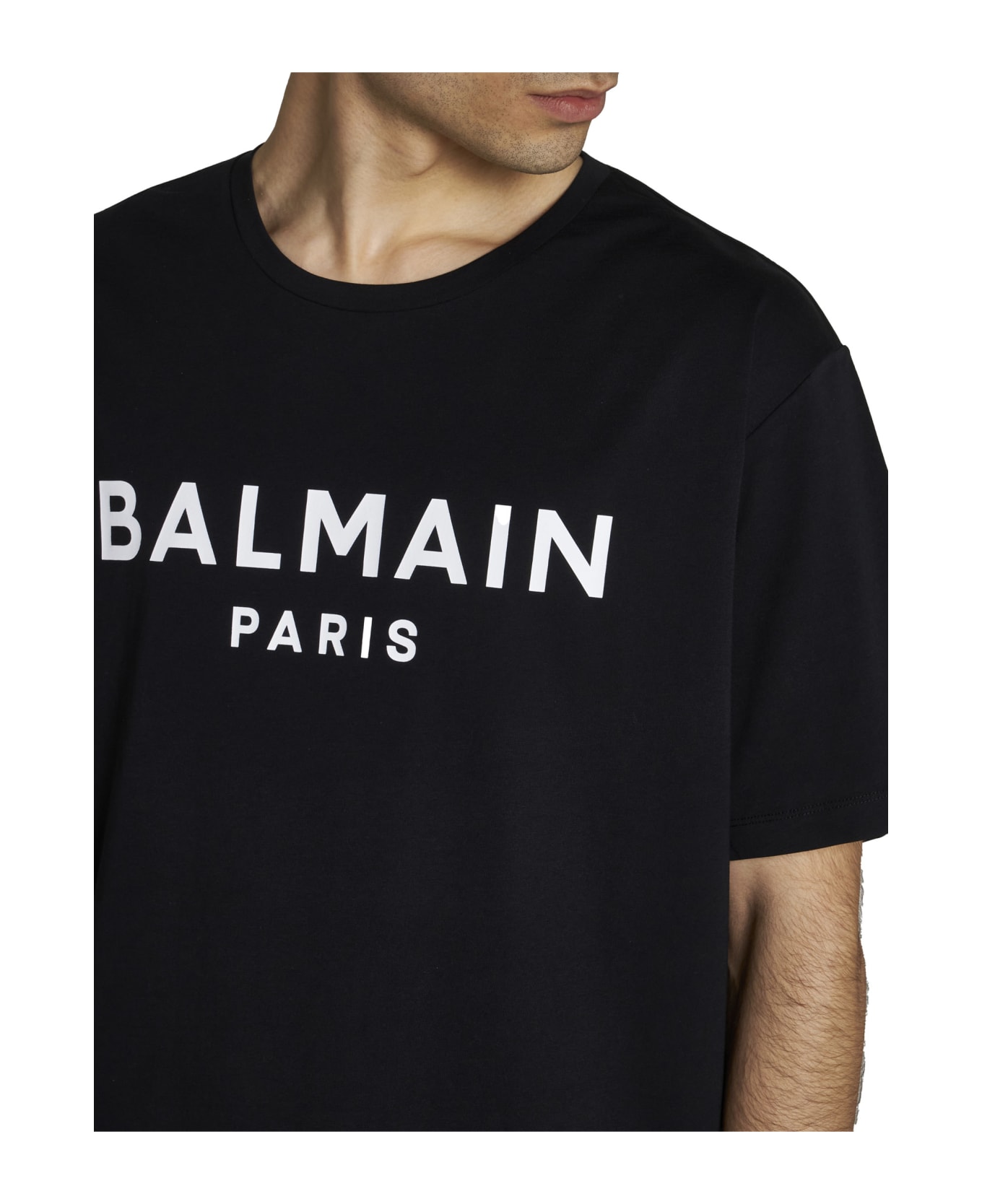 Balmain Printed T-shirt - Black シャツ