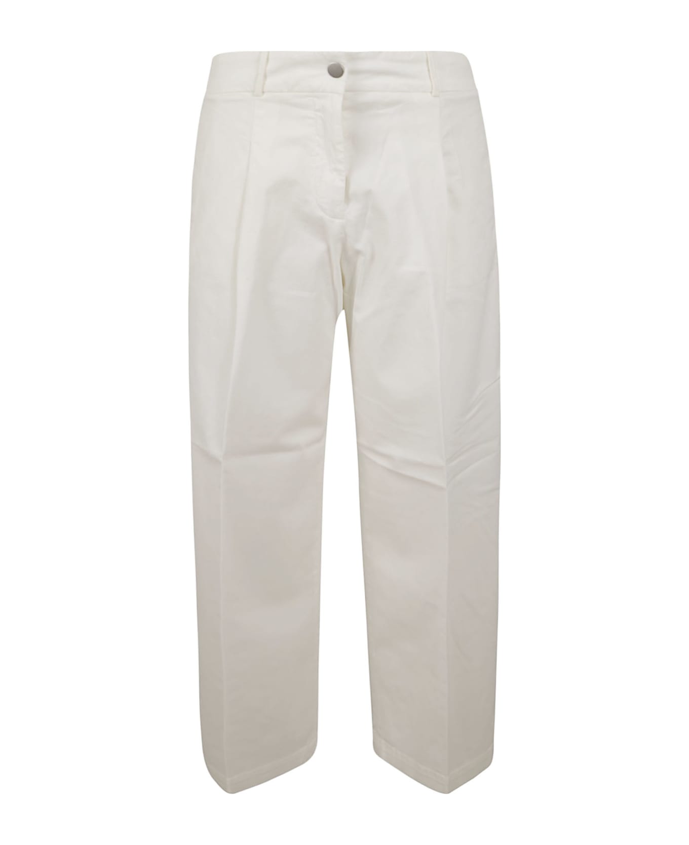 Fabiana Filippi Straight Leg Plain Trousers - Rafia