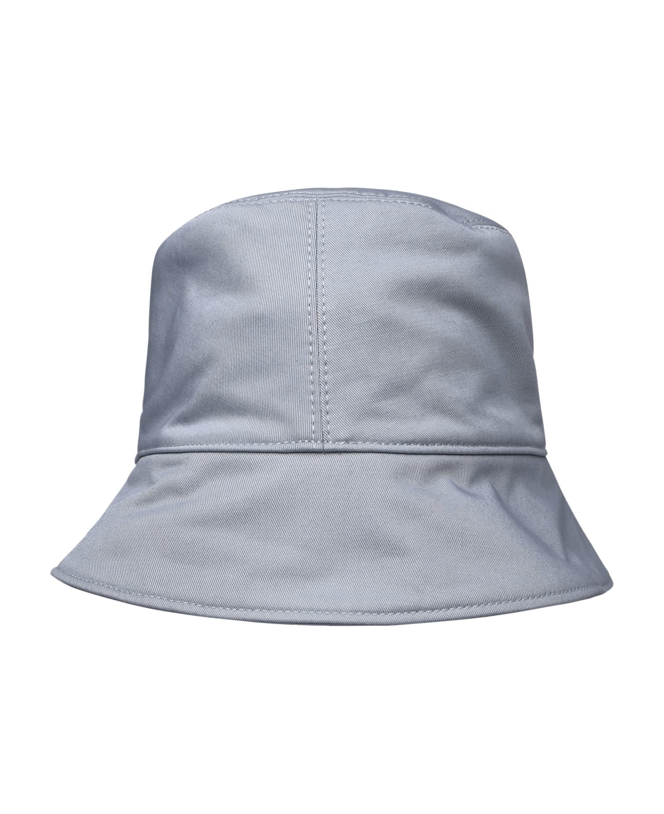 Off-White Logo Embroidered Bucket Hat - Light Blue