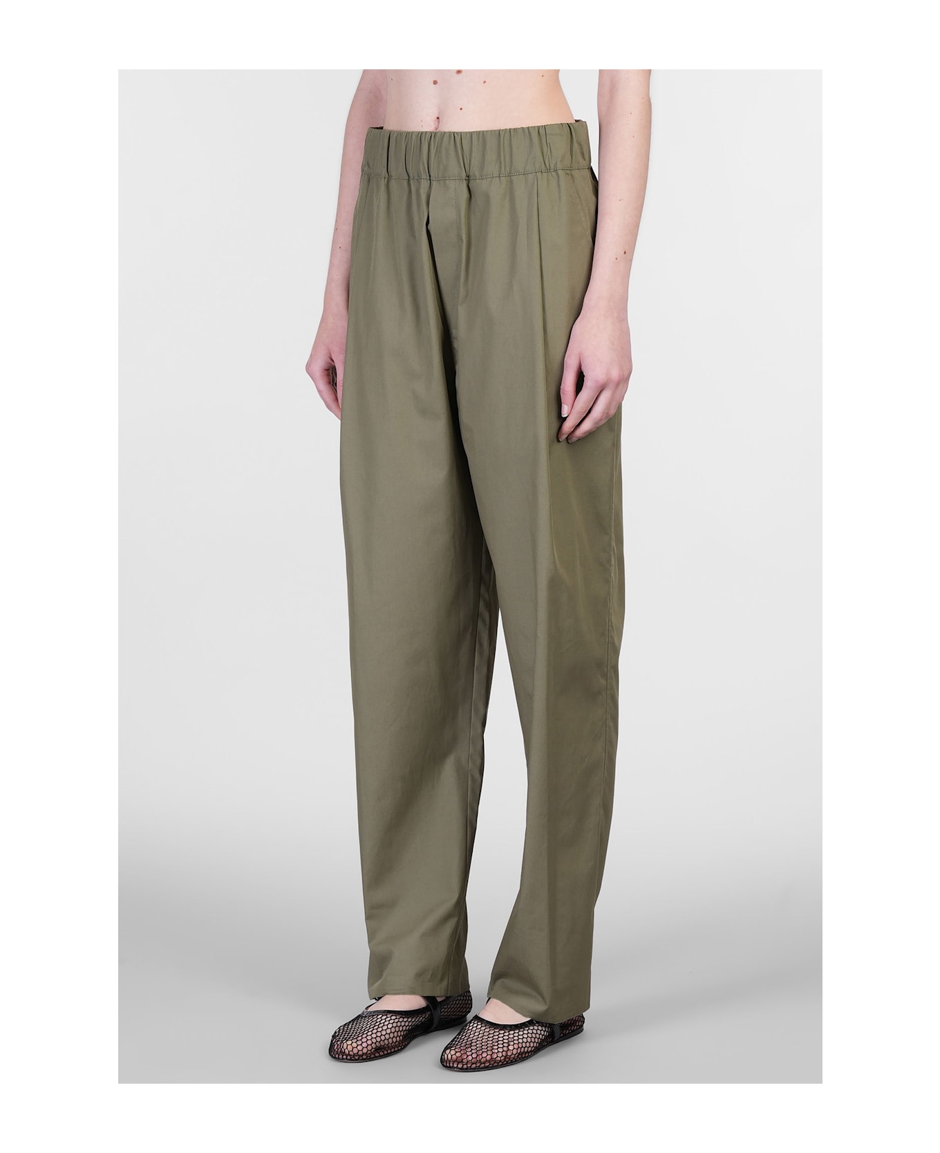 Laneus Pants In Green Cotton - green