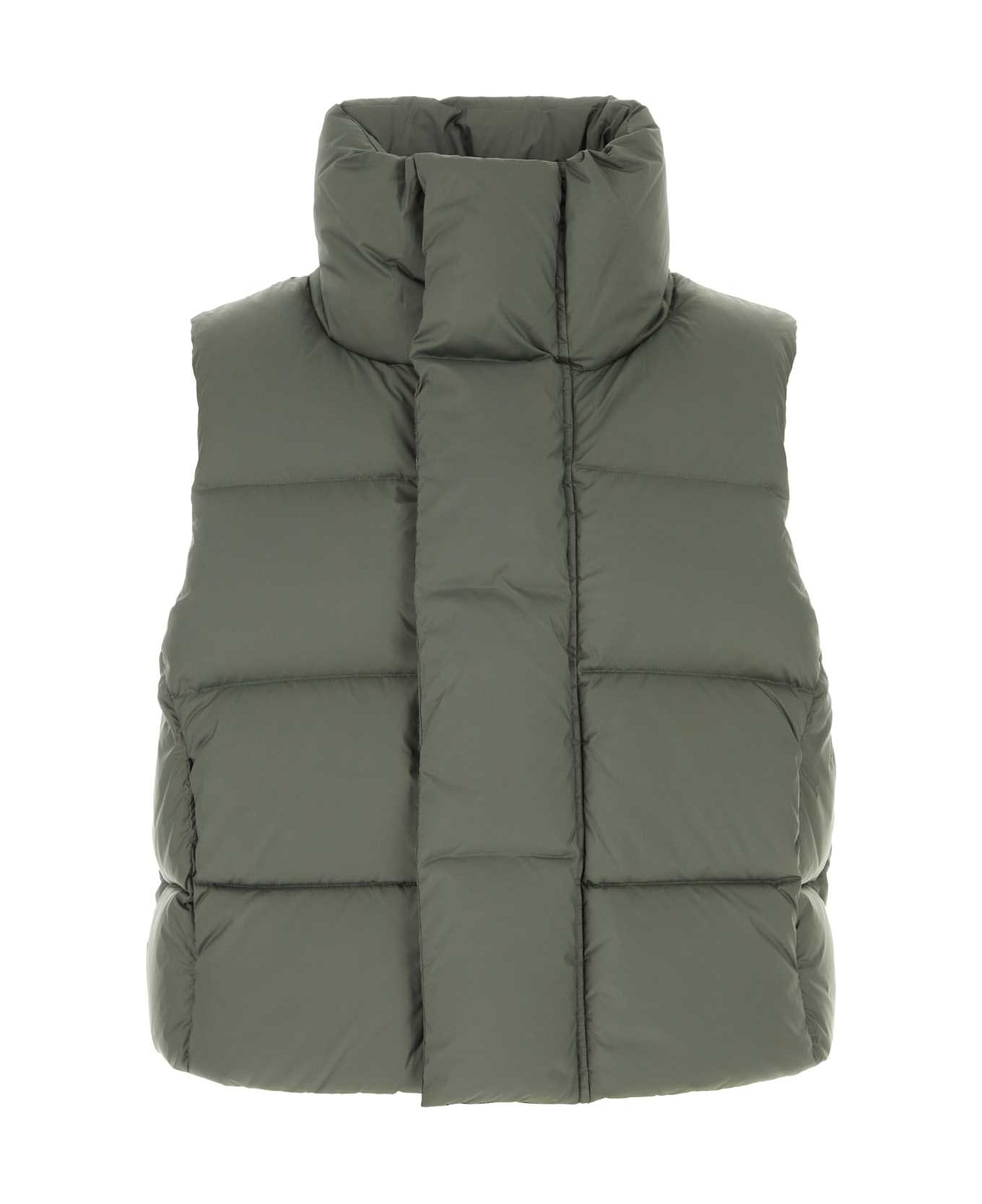 Entire Studios Army Green Polyester Down Jacket - MOSS