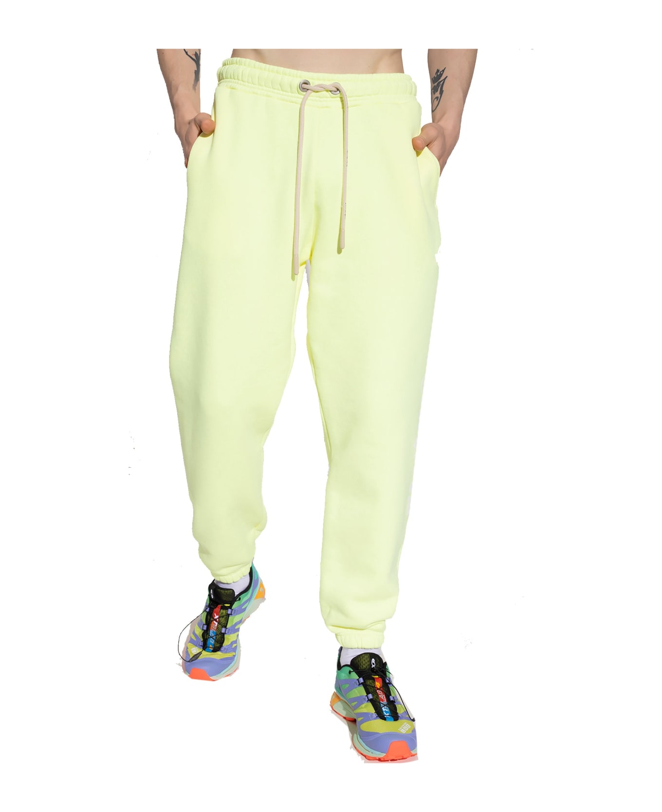 Palm Angels Cotton Joggers - Yellow