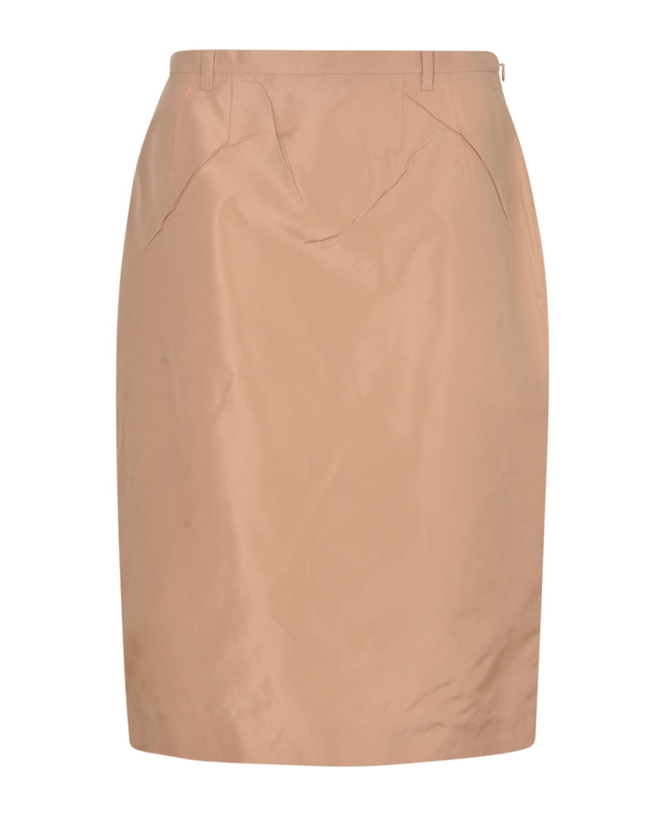 Prada Classic Mid-length Skirt - Cipria