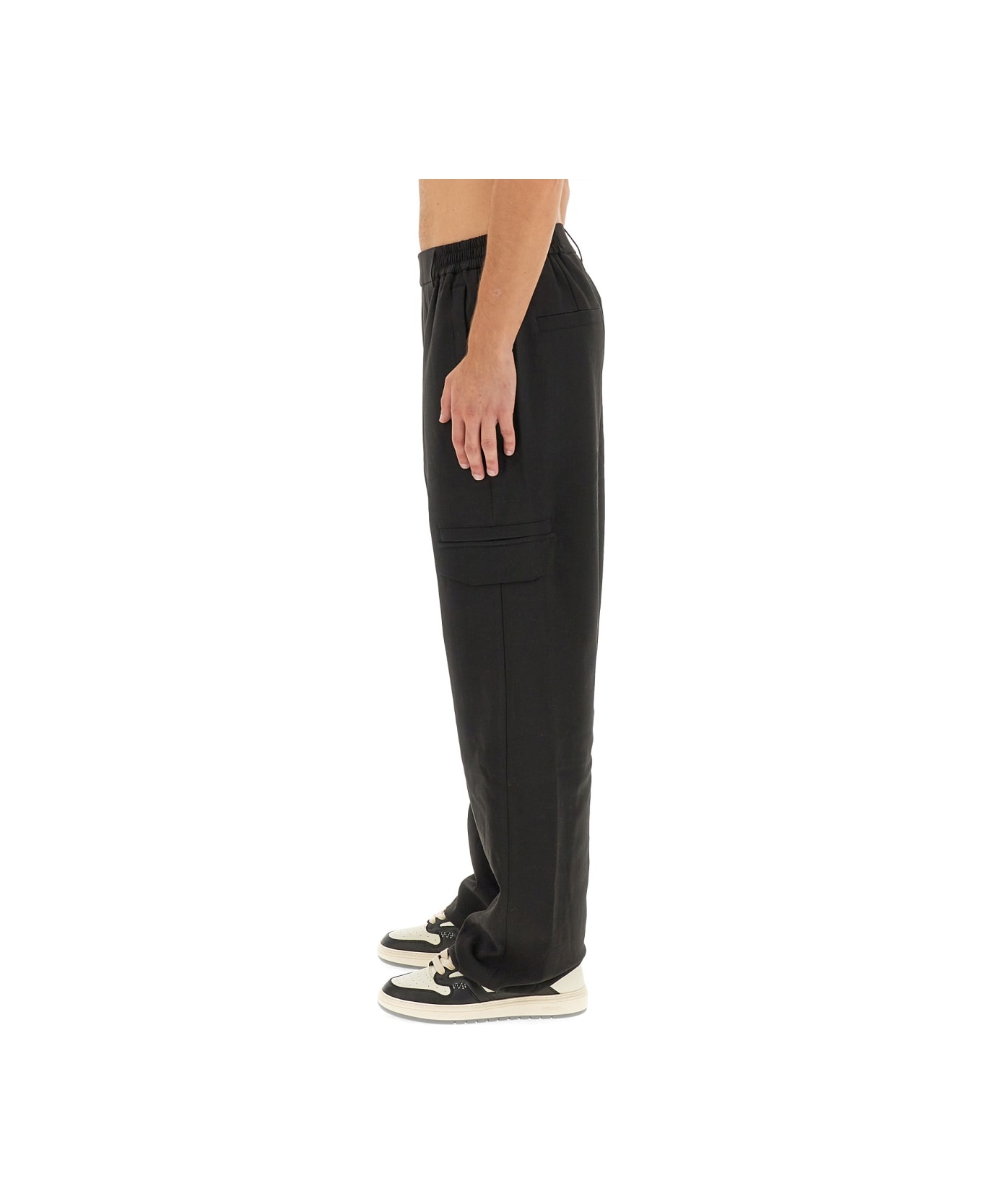 REPRESENT Relaxed Fit Pants - BLACK