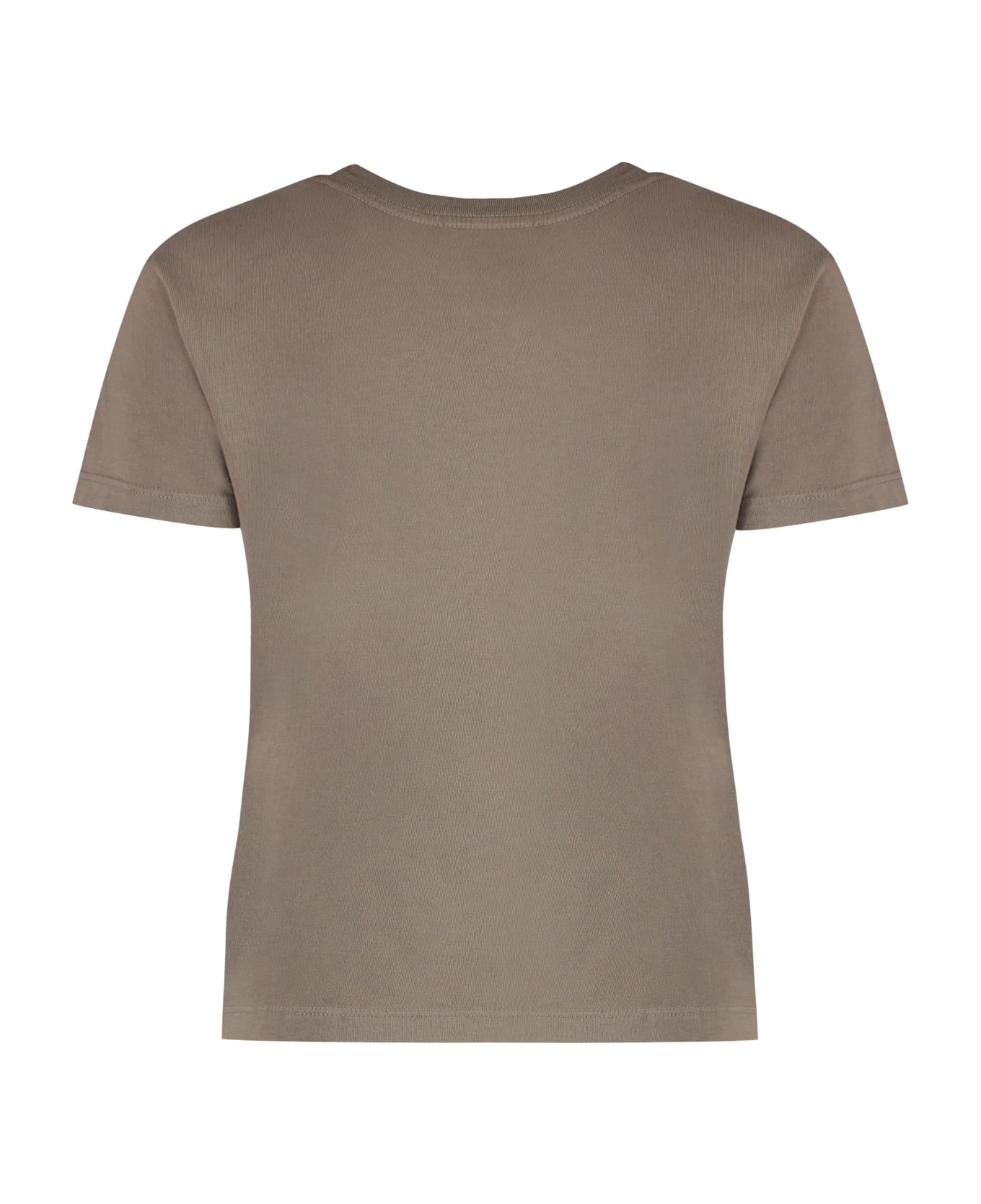 AGOLDE Cotton Crew-neck T-shirt - taupe