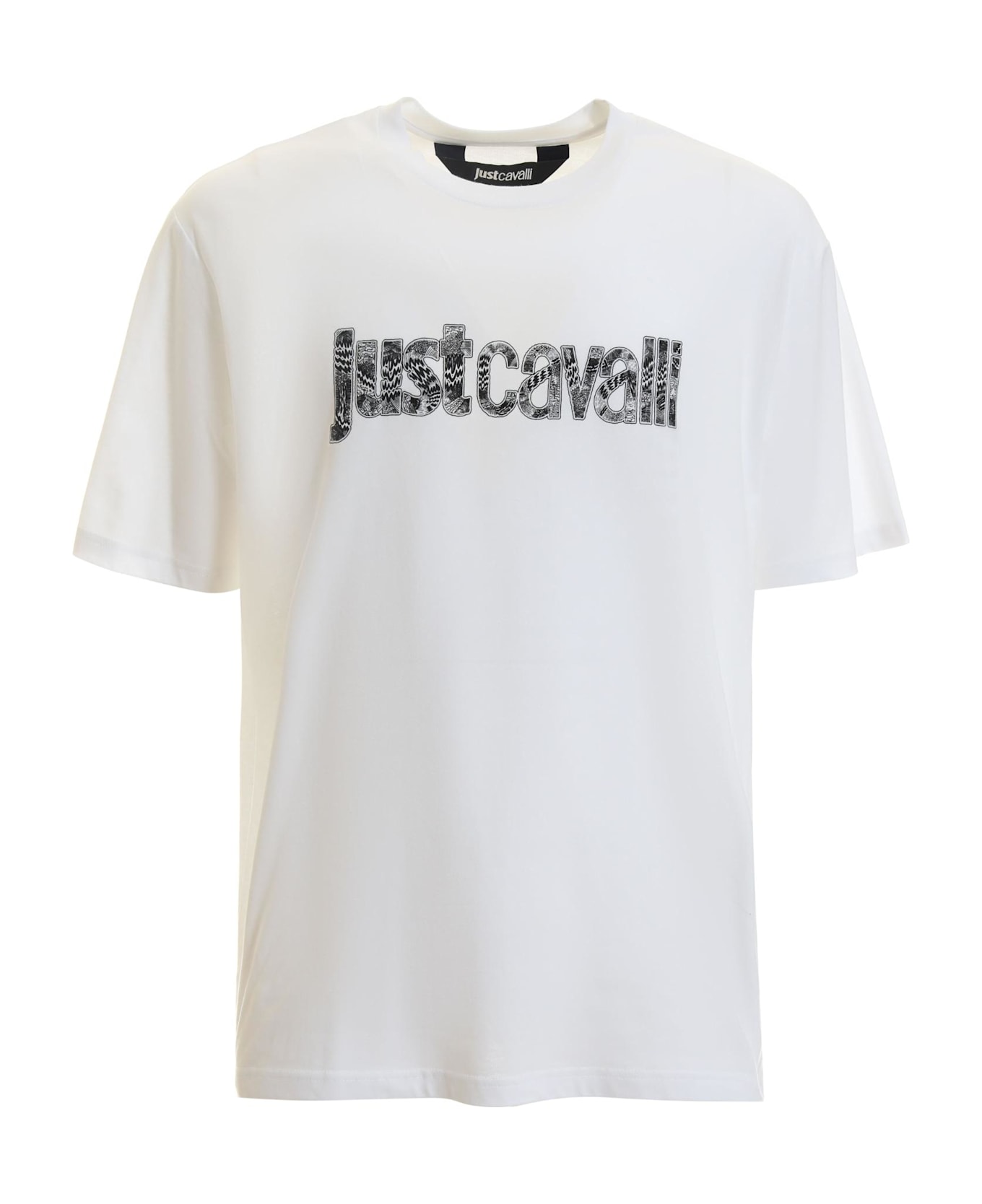 Just Cavalli White Short Sleeves T-shirt - White