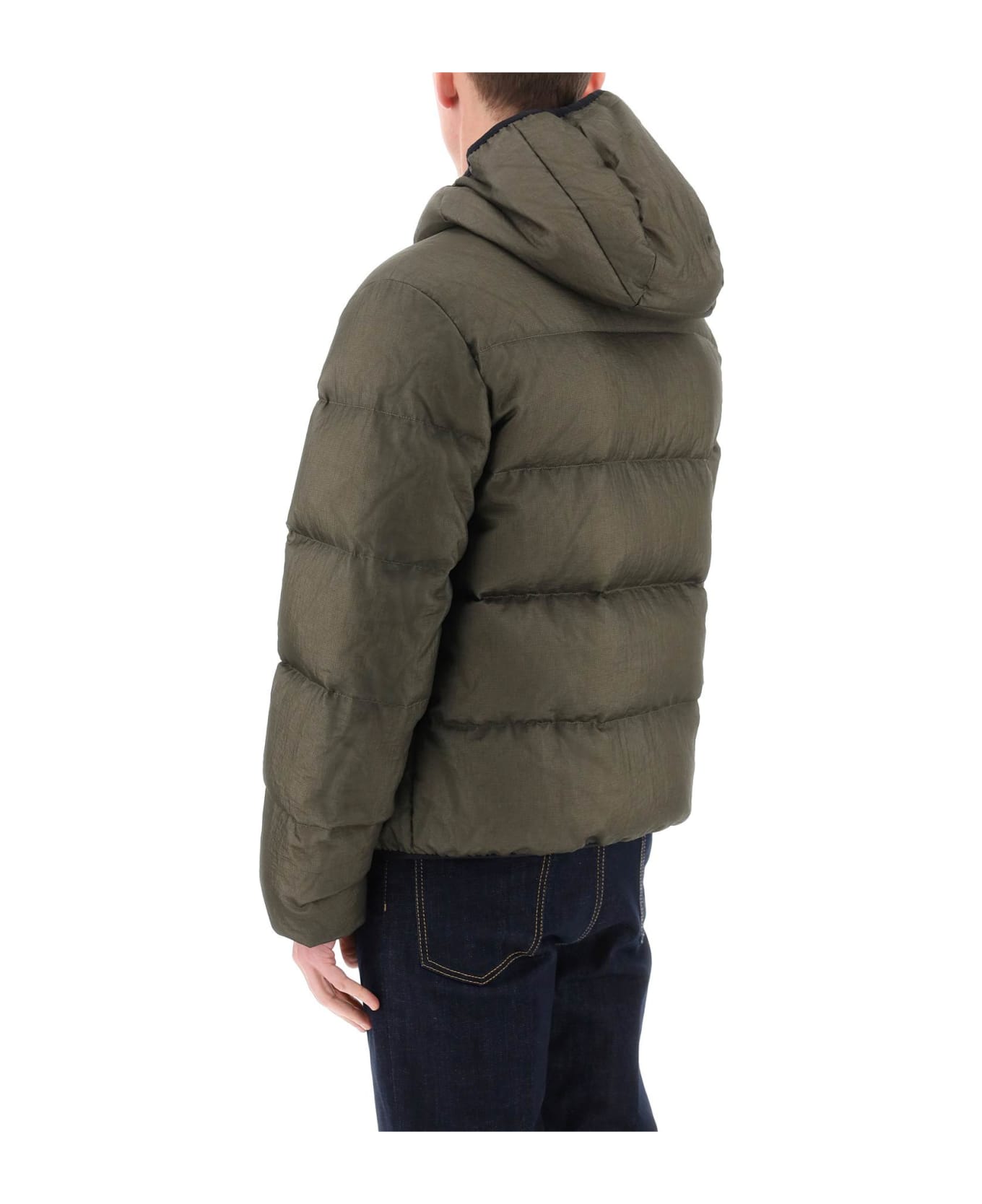 Dsquared2 Ripstop Puffer Jacket - MILITARY GREEN (Green)