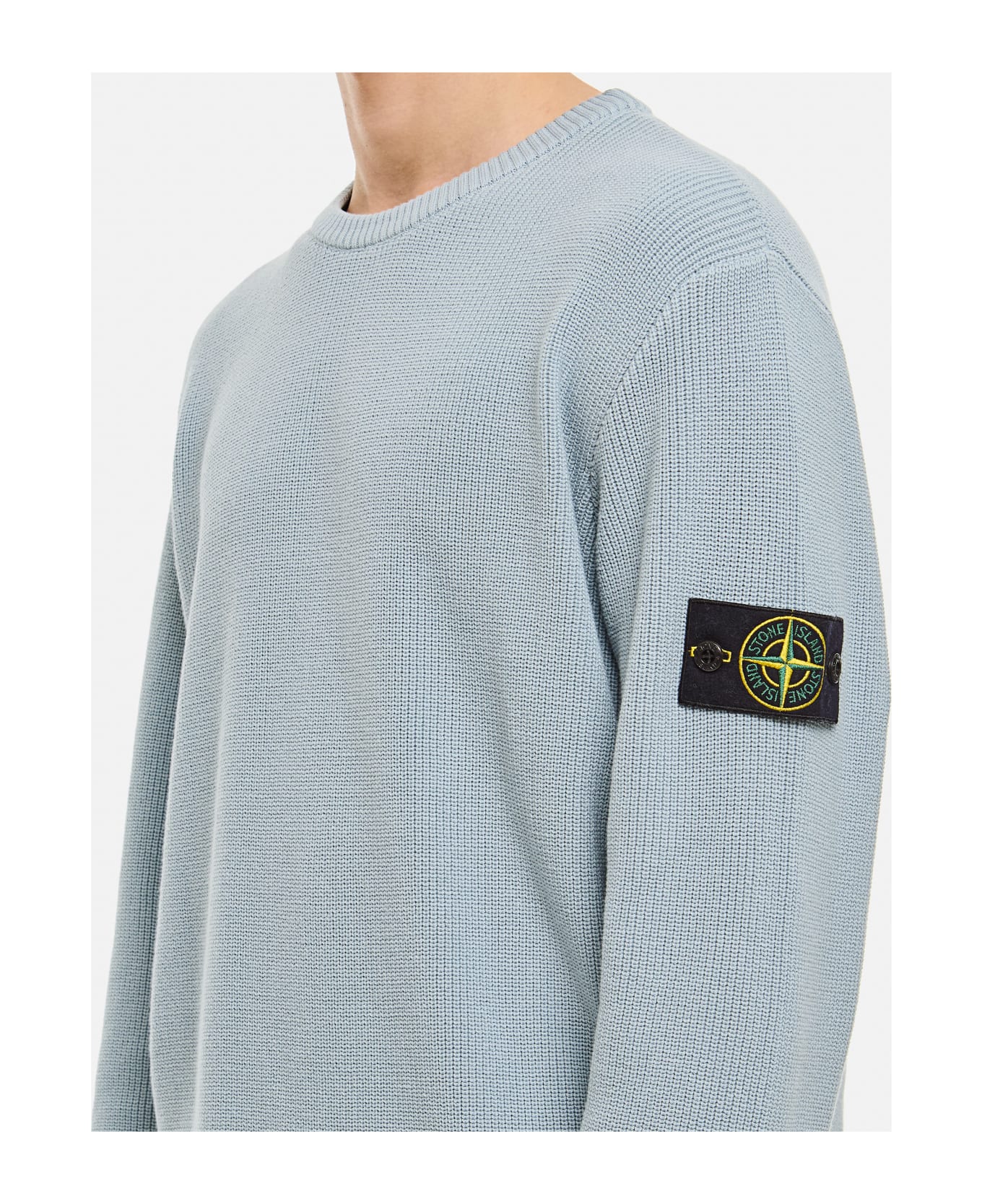 Stone Island Crewneck Sweater - Clear Blue