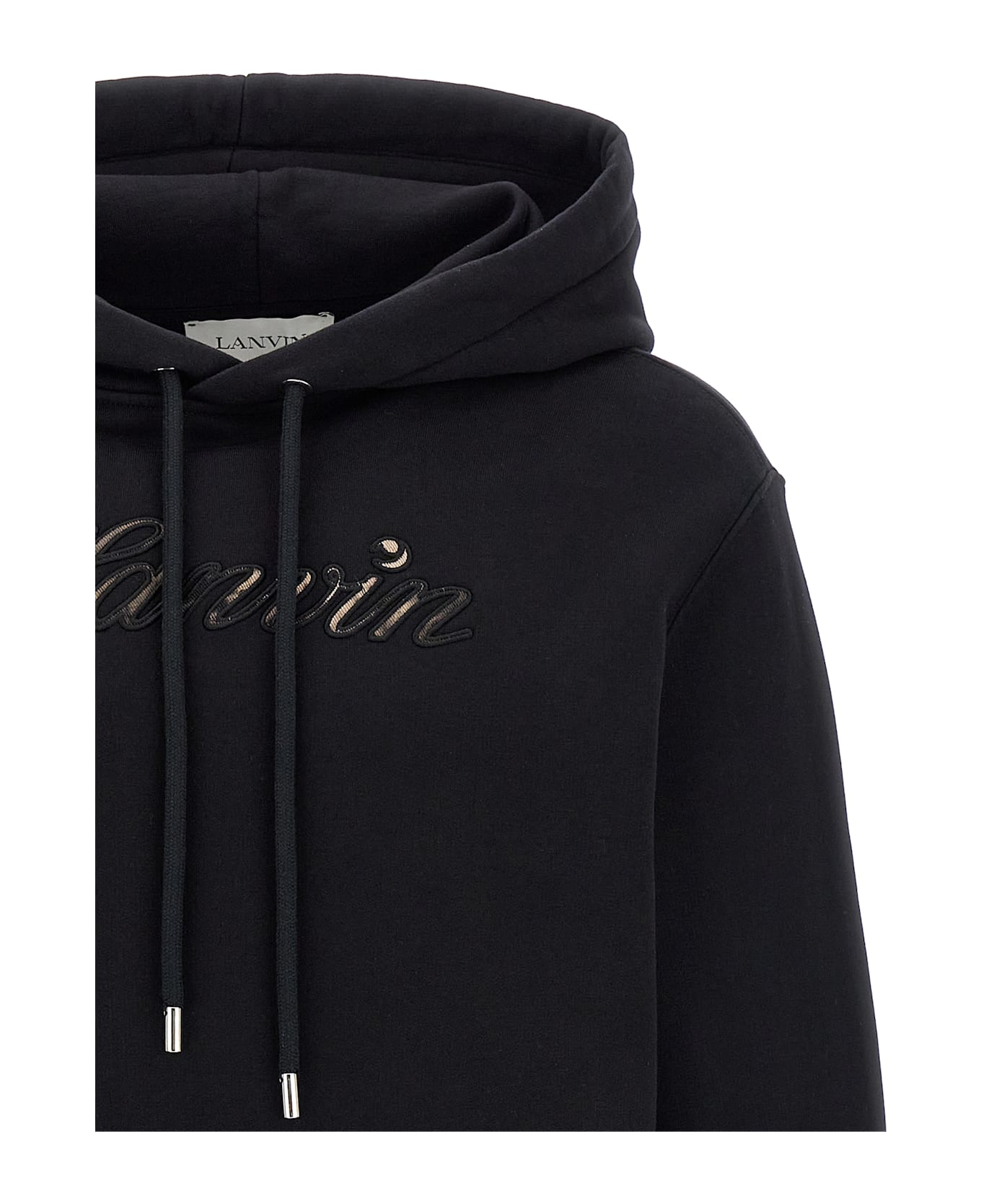 Lanvin Logo Hoodie - Black