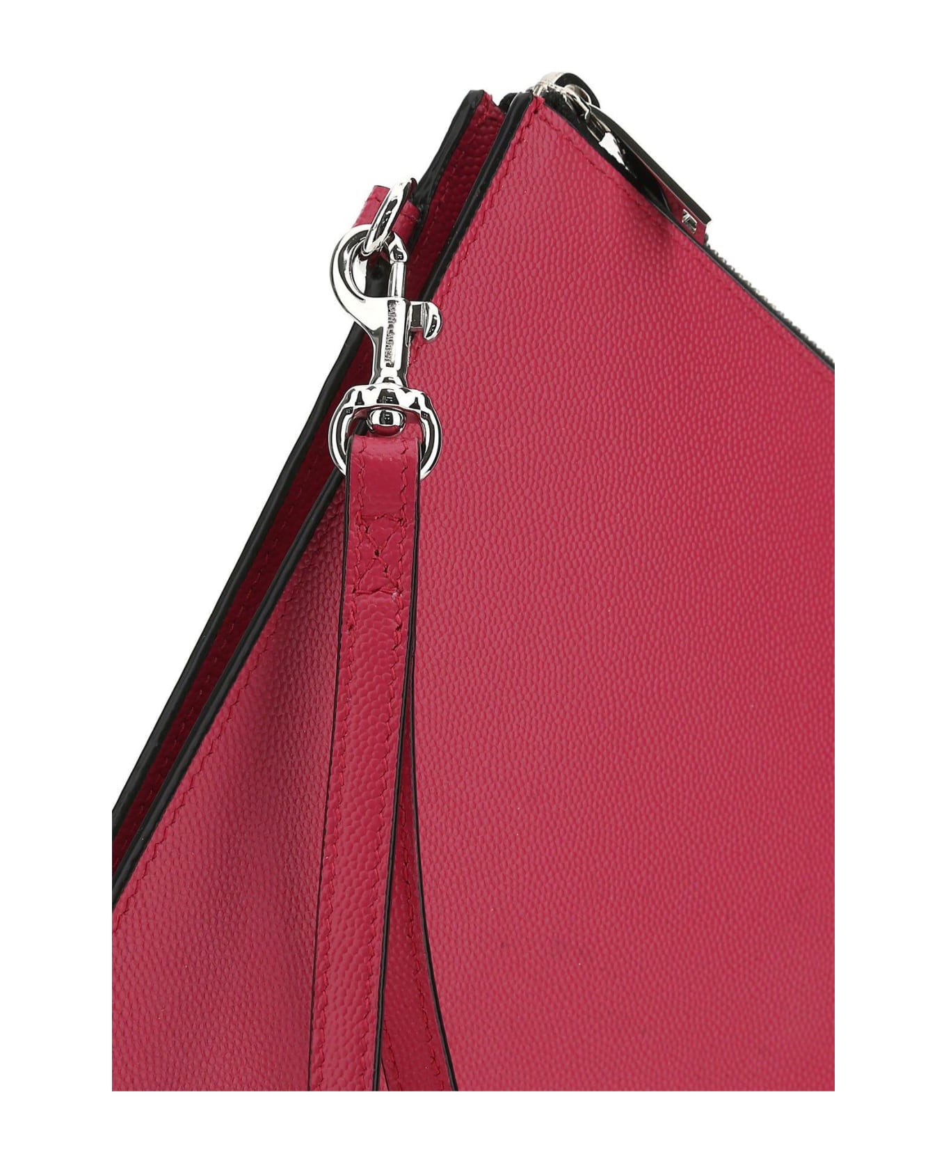 Saint Laurent Fuchsia Leather Tablet Case - FUCHSIA