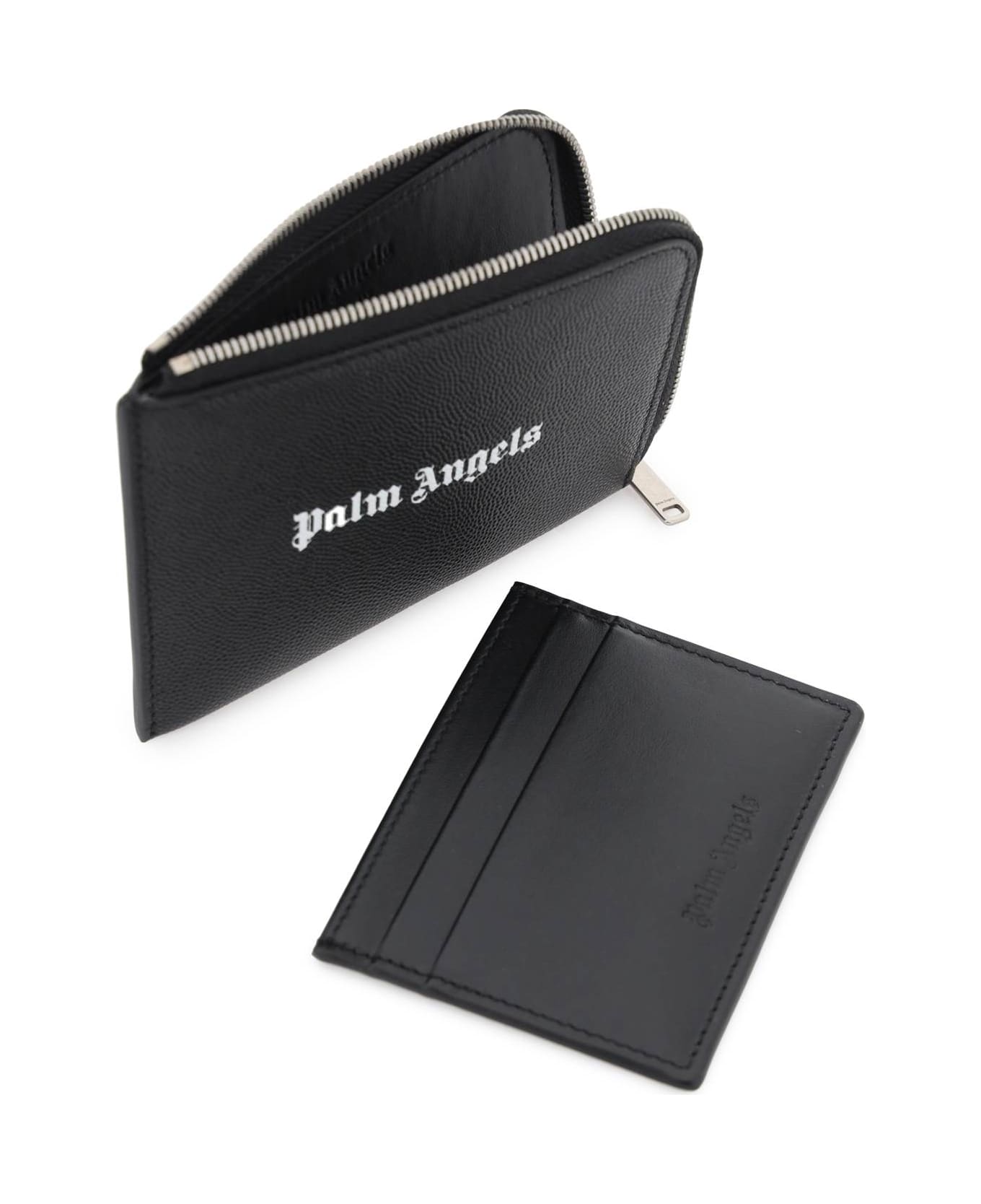Palm Angels Mini Pouch With Pull-out Cardholder - Black