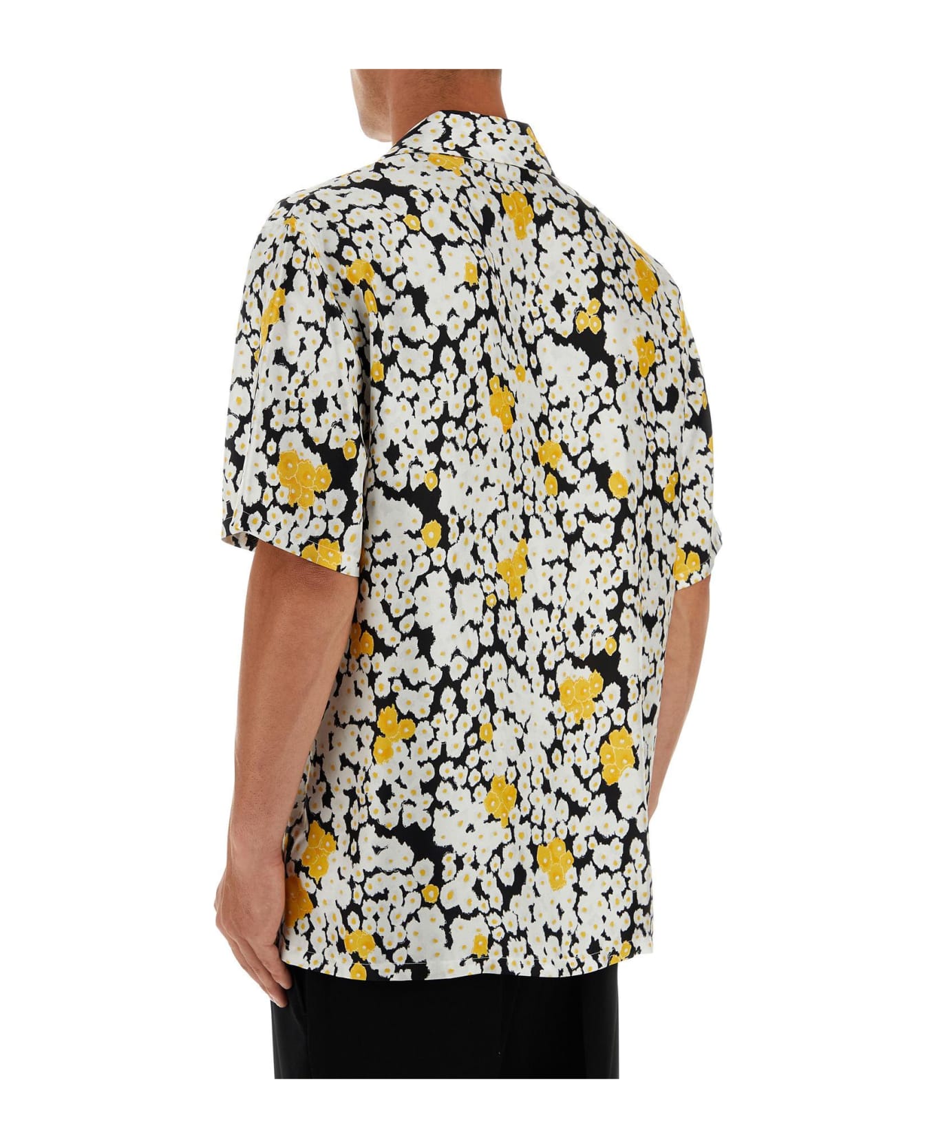 Lanvin Printed Satin Shirt - Black