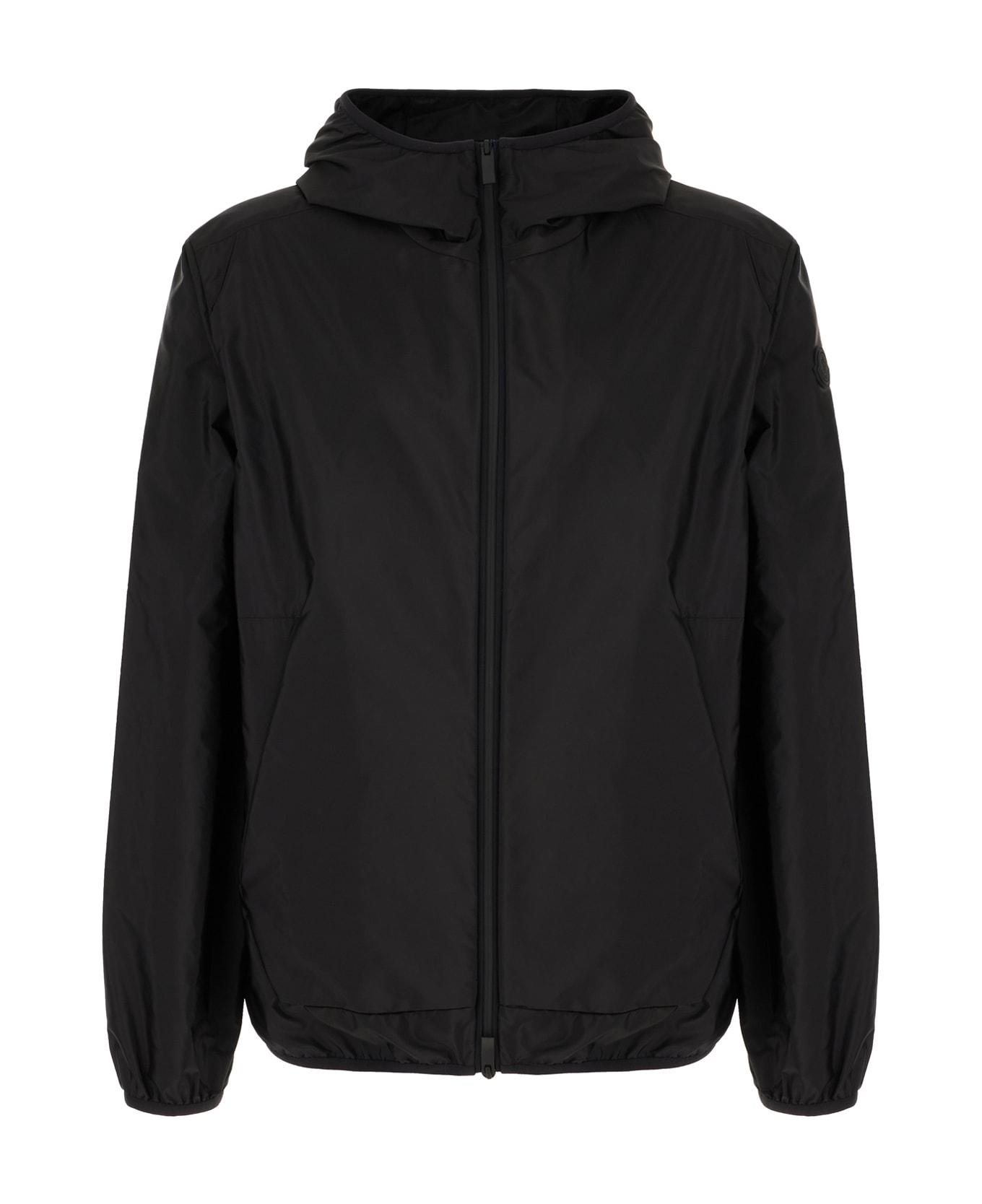 Moncler Black Nylon Garnier Jacket - BLACK