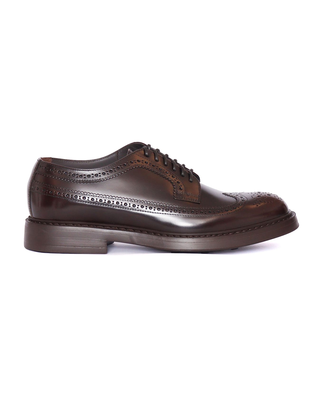 Doucal's Derby Shoes - BROWN