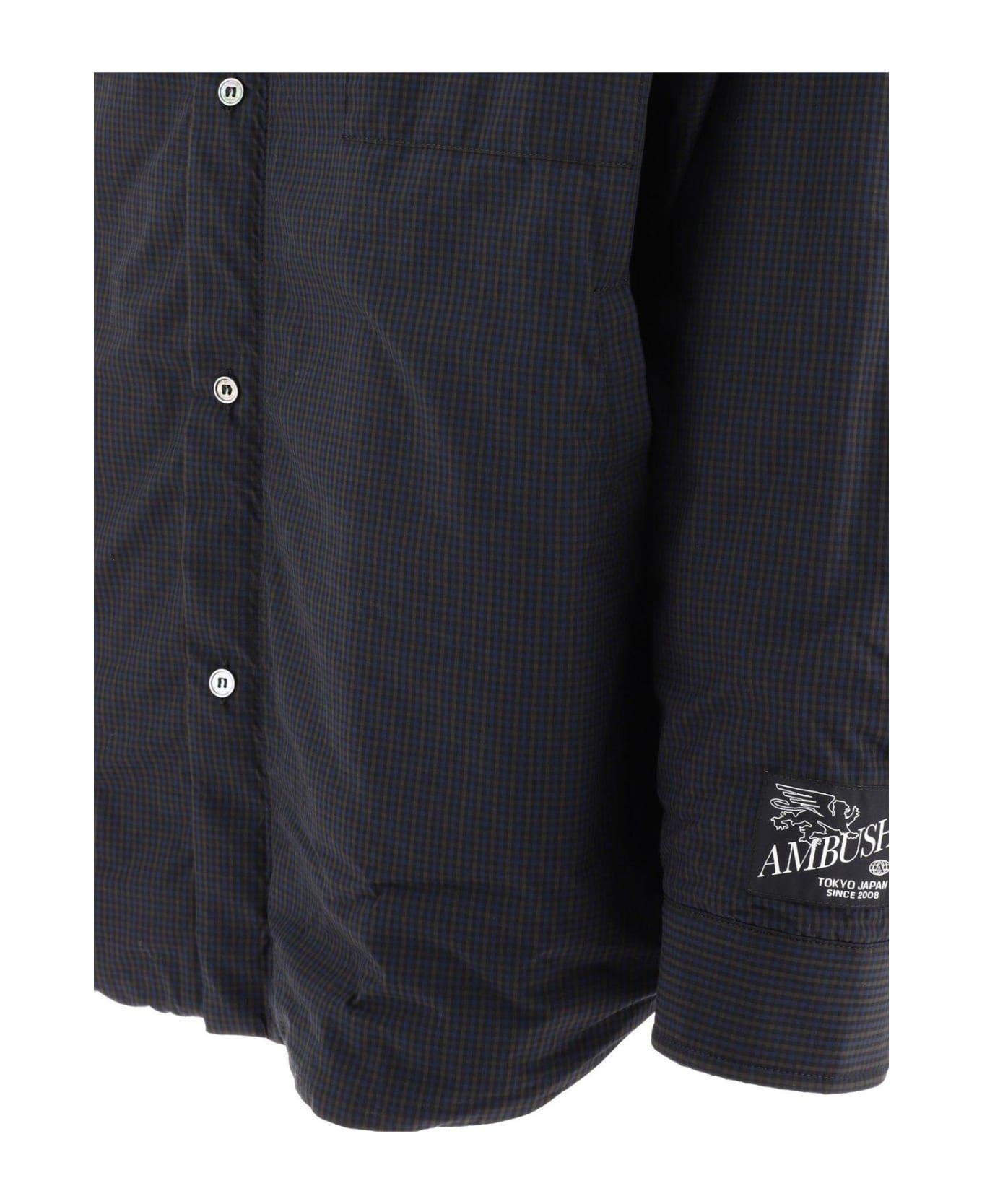 AMBUSH Buttoned Long-sleeved Padded Shirt Jacket - Tap shoe