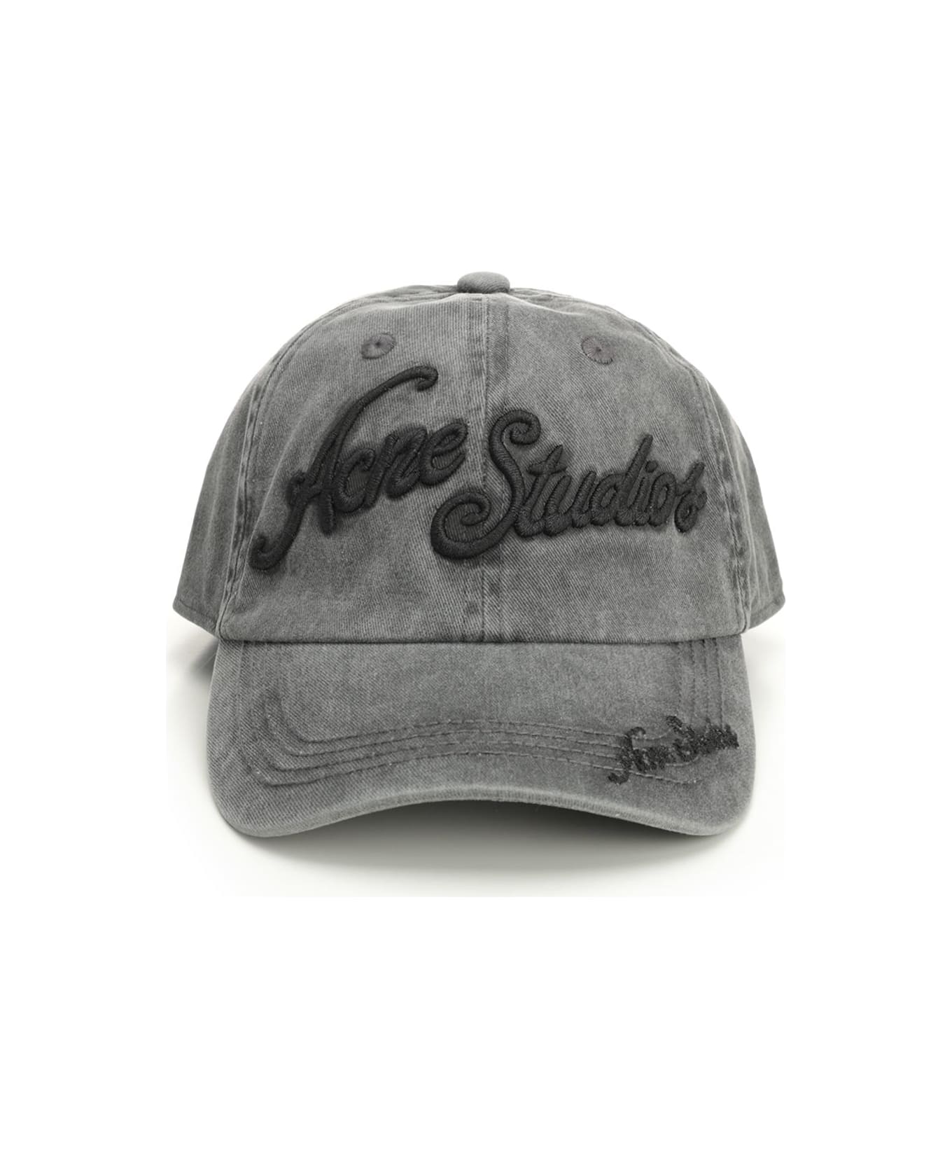 Acne Studios Cotton Hat - Black