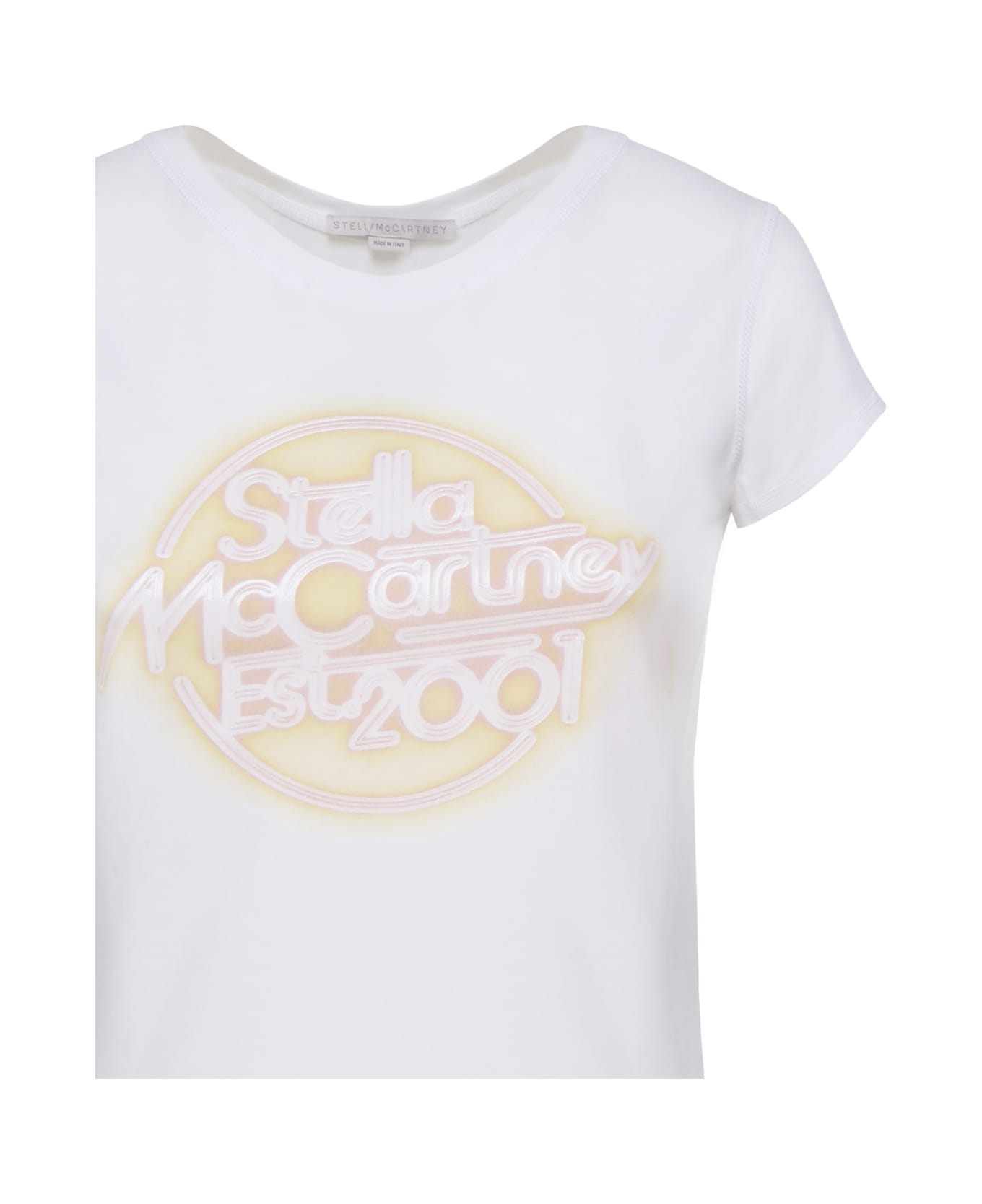 Stella McCartney T-shirt With Print - Pure white