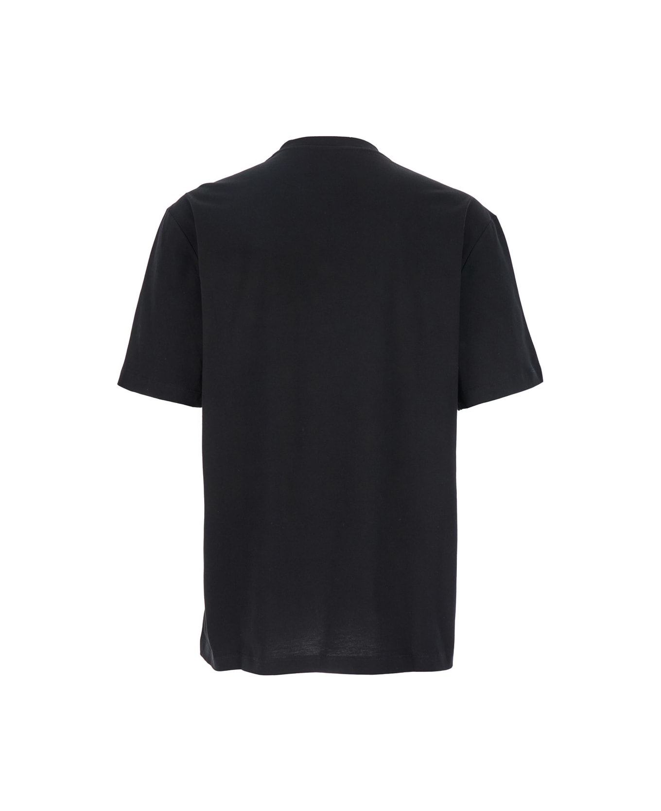 Versace T-shirt With Logo - Black