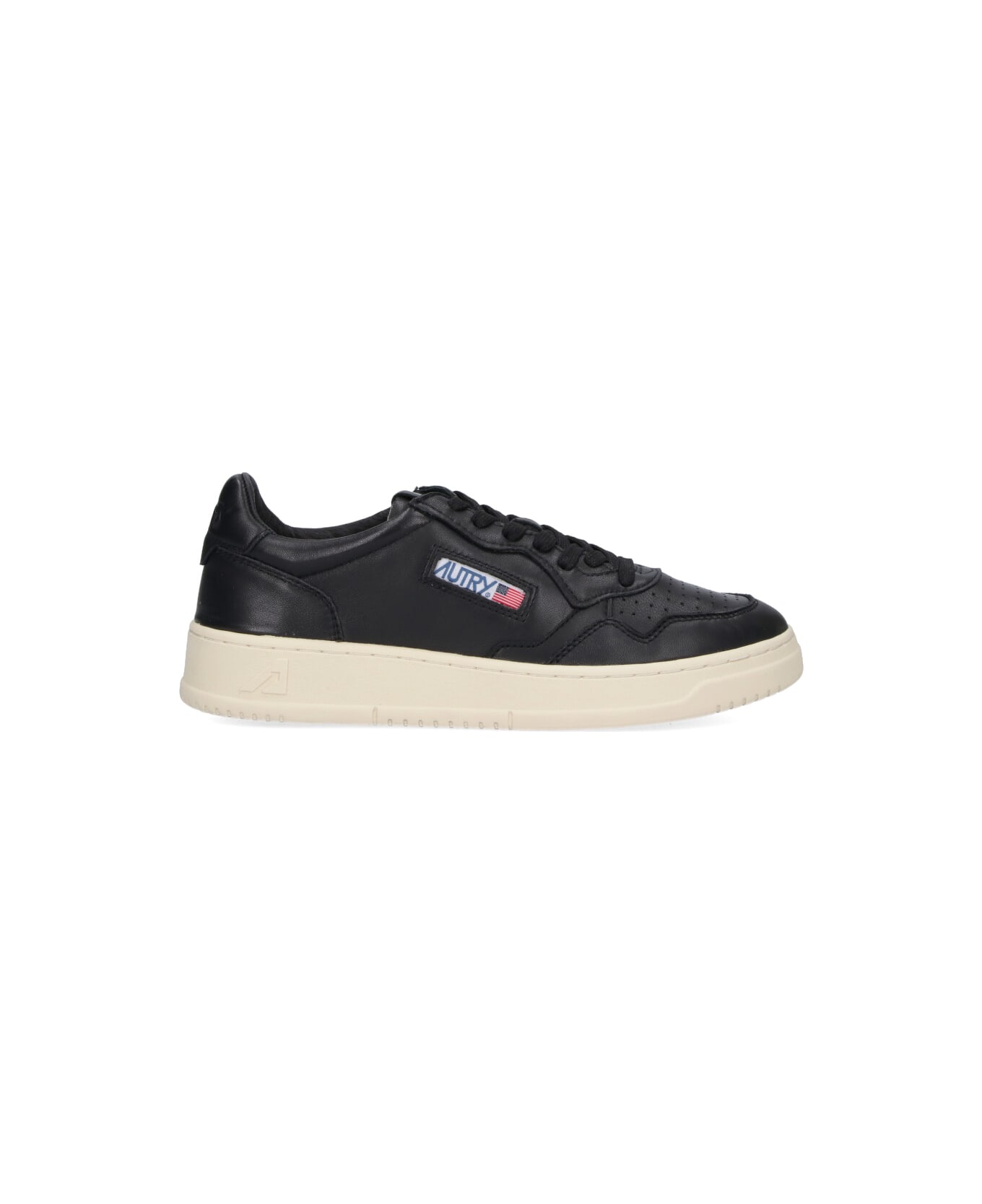 Autry "medalist" Low-top Sneakers - Black  