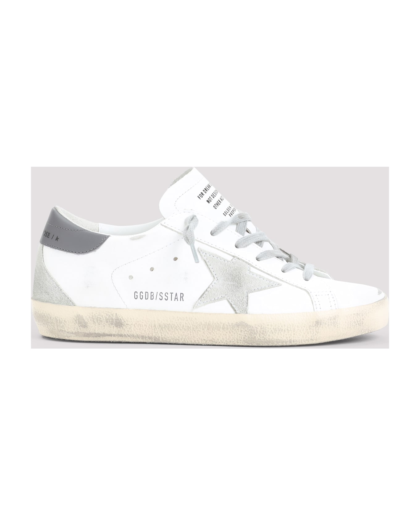 Golden Goose Superstar Sneakers - White Ice Dark Gray