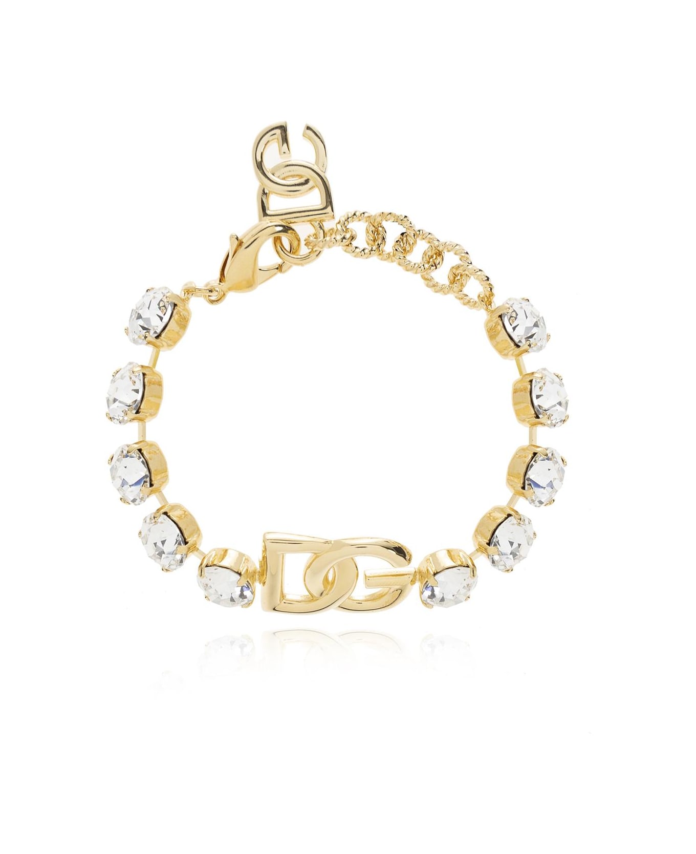 Dolce & Gabbana Bracelet With Logo - Golden
