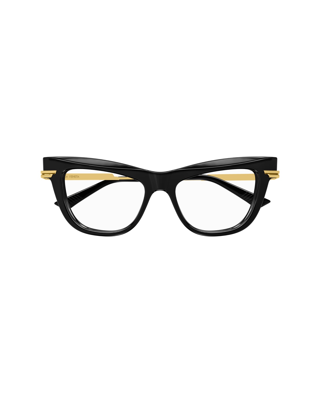 Bottega Veneta Eyewear Bv1266o Linea Minimalist 001 Glasses - Nero
