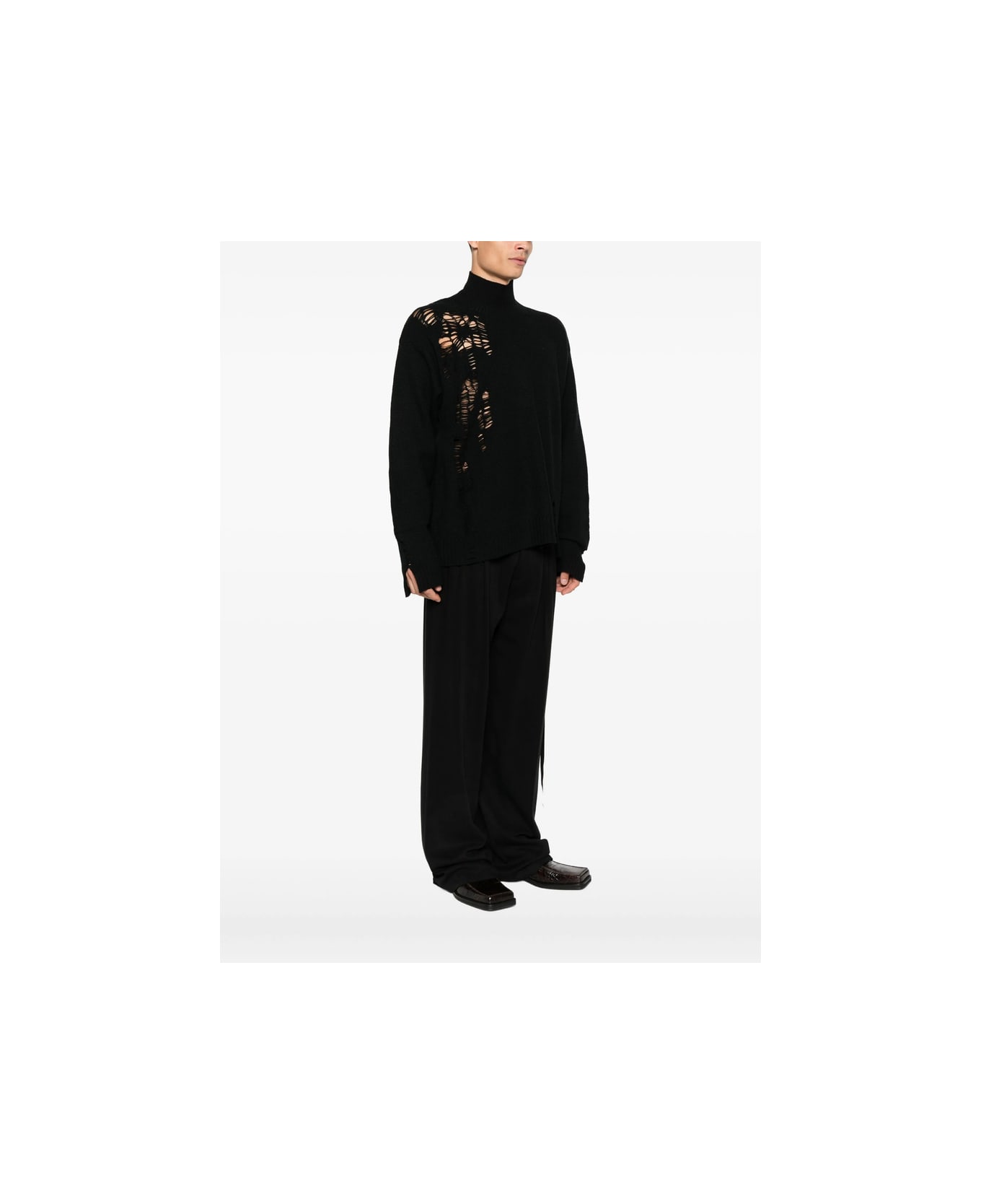 Ann Demeulemeester Sweater - BLACK