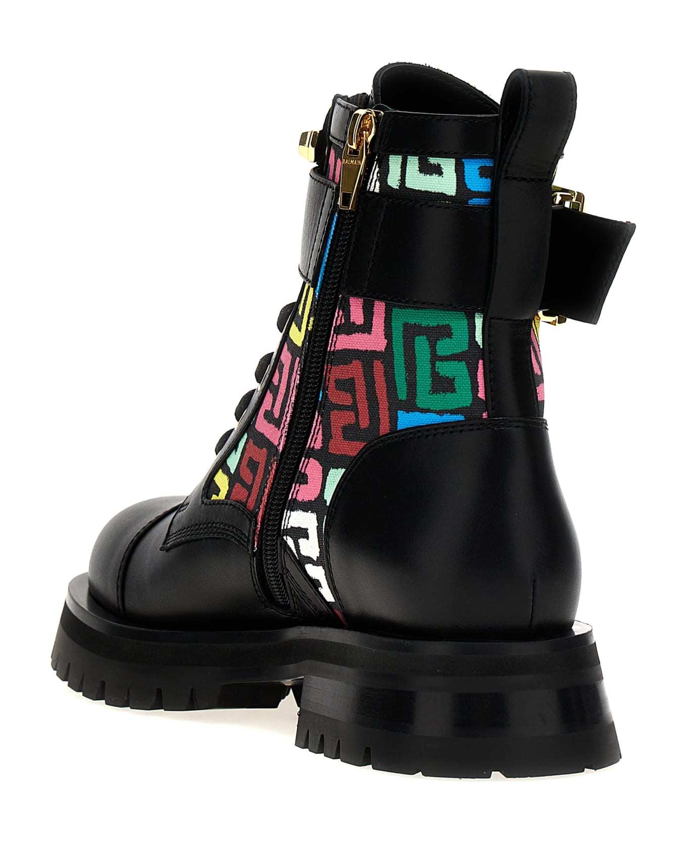 Balmain 'charlie' Ankle Boots - Multicolor