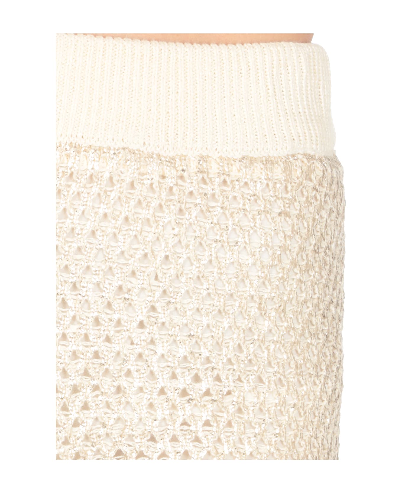 Peserico Linen Shorts - Ivory