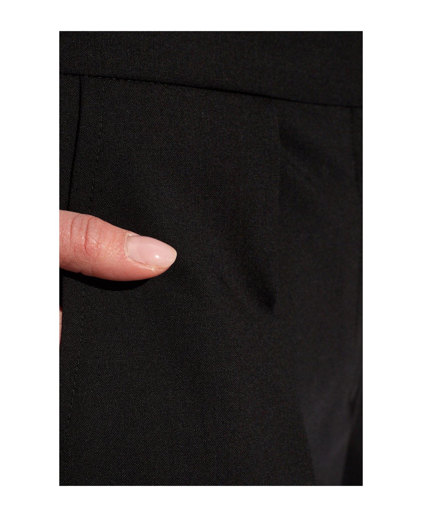Isabel Marant Pleated Slim Pants - Black ボトムス