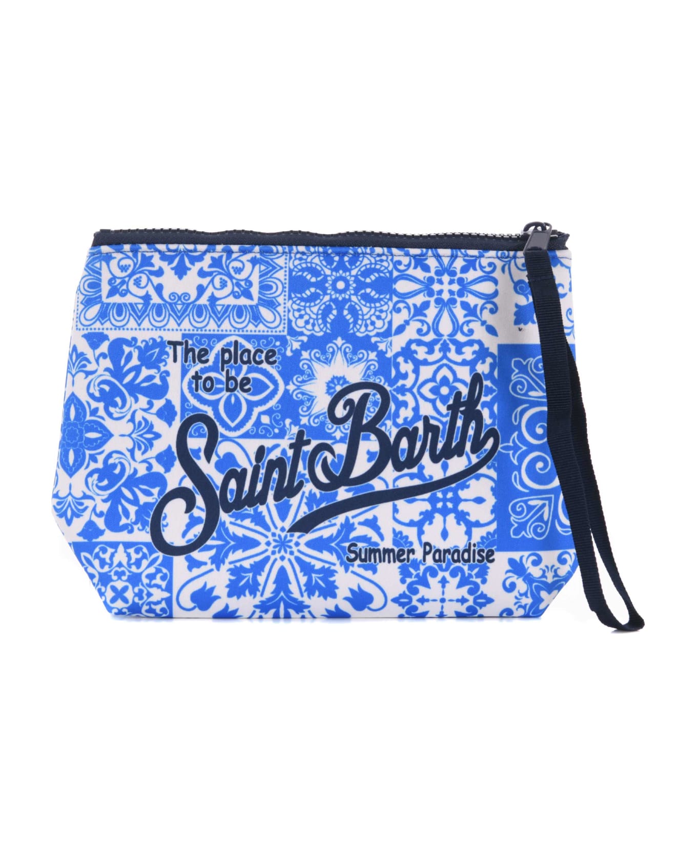 MC2 Saint Barth Clutch Bag - Azzurro/Bianco