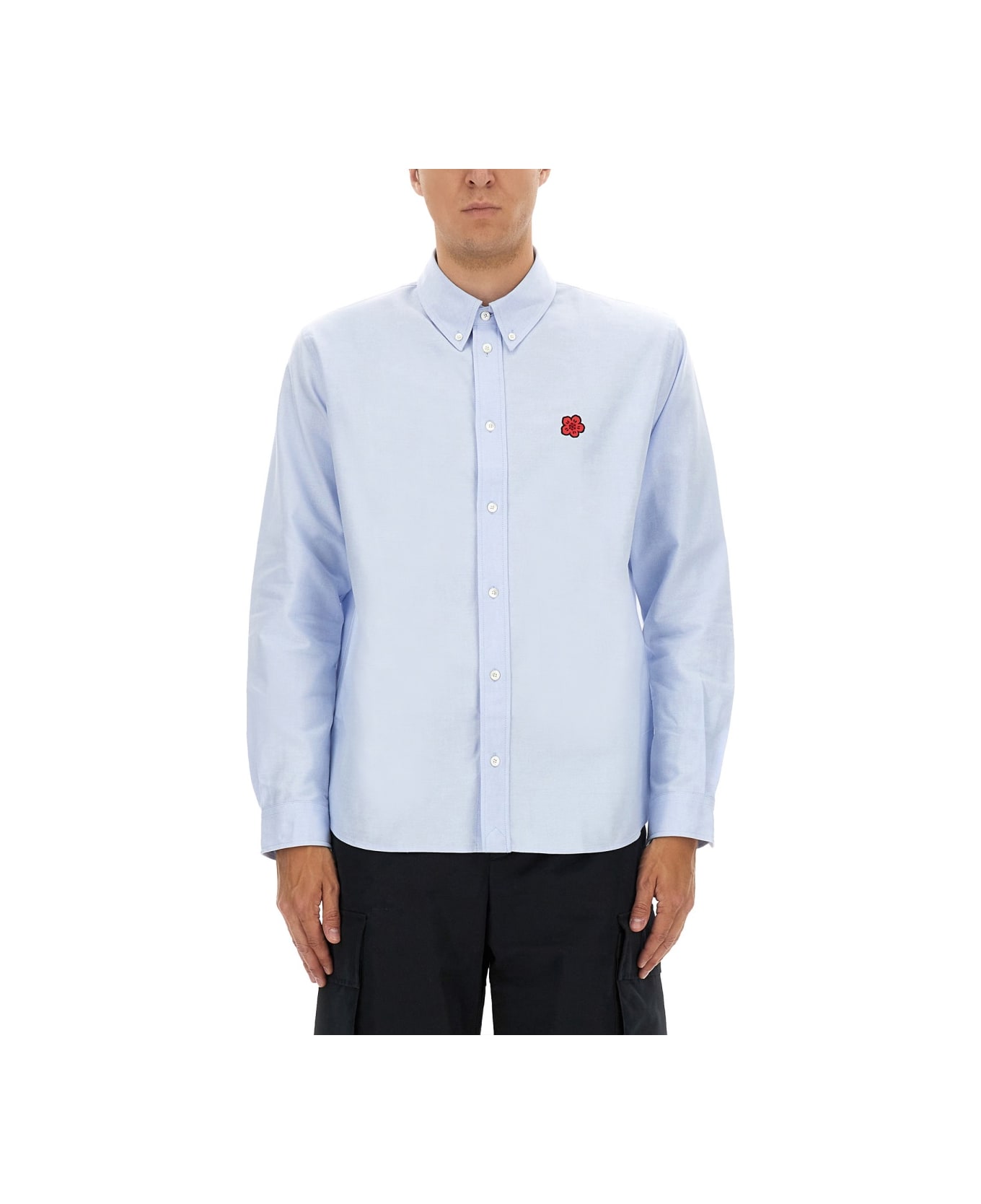 Kenzo Cotton Shirt - AZURE
