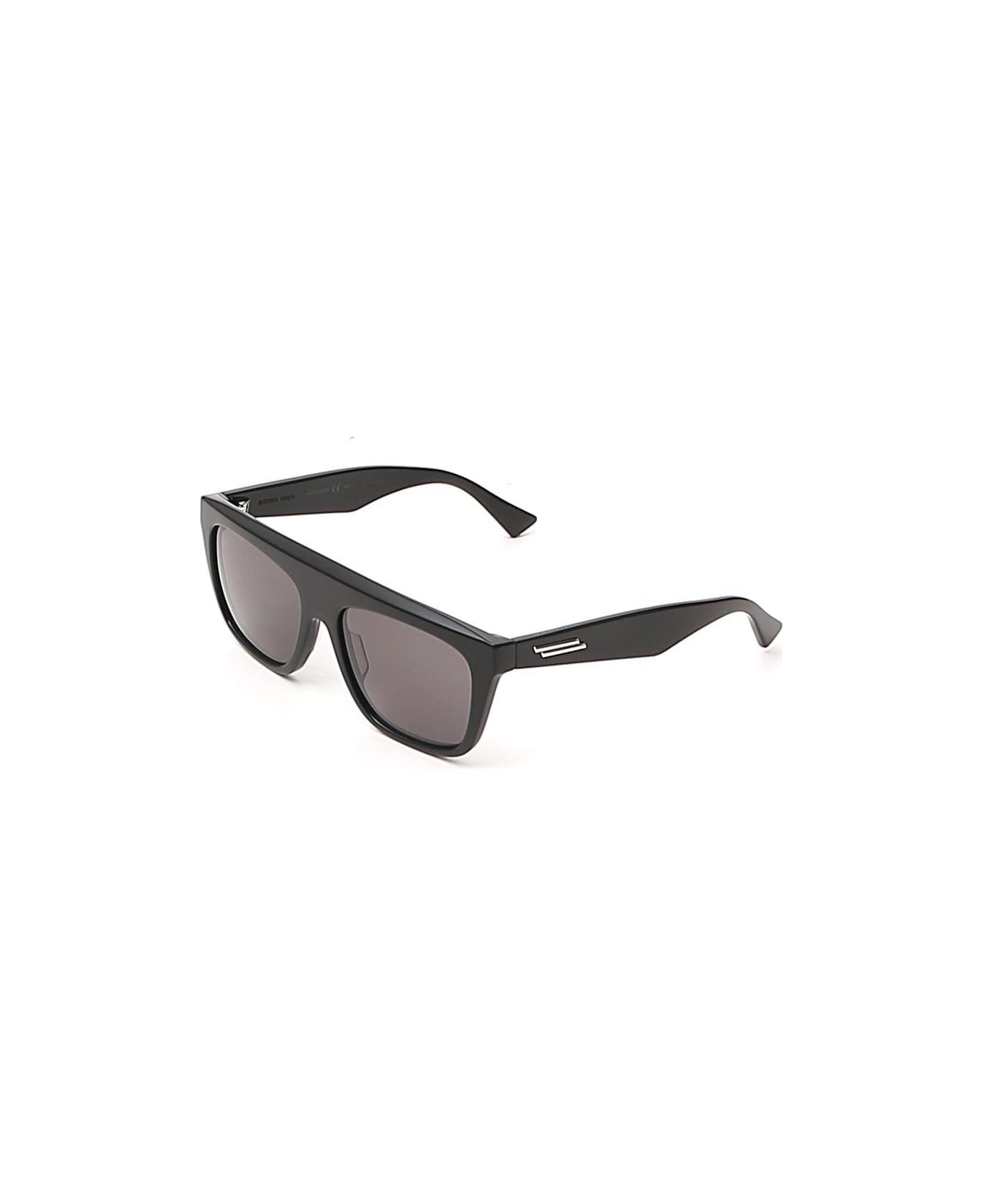 Bottega Veneta Flat-top Sunglasses - BLACK