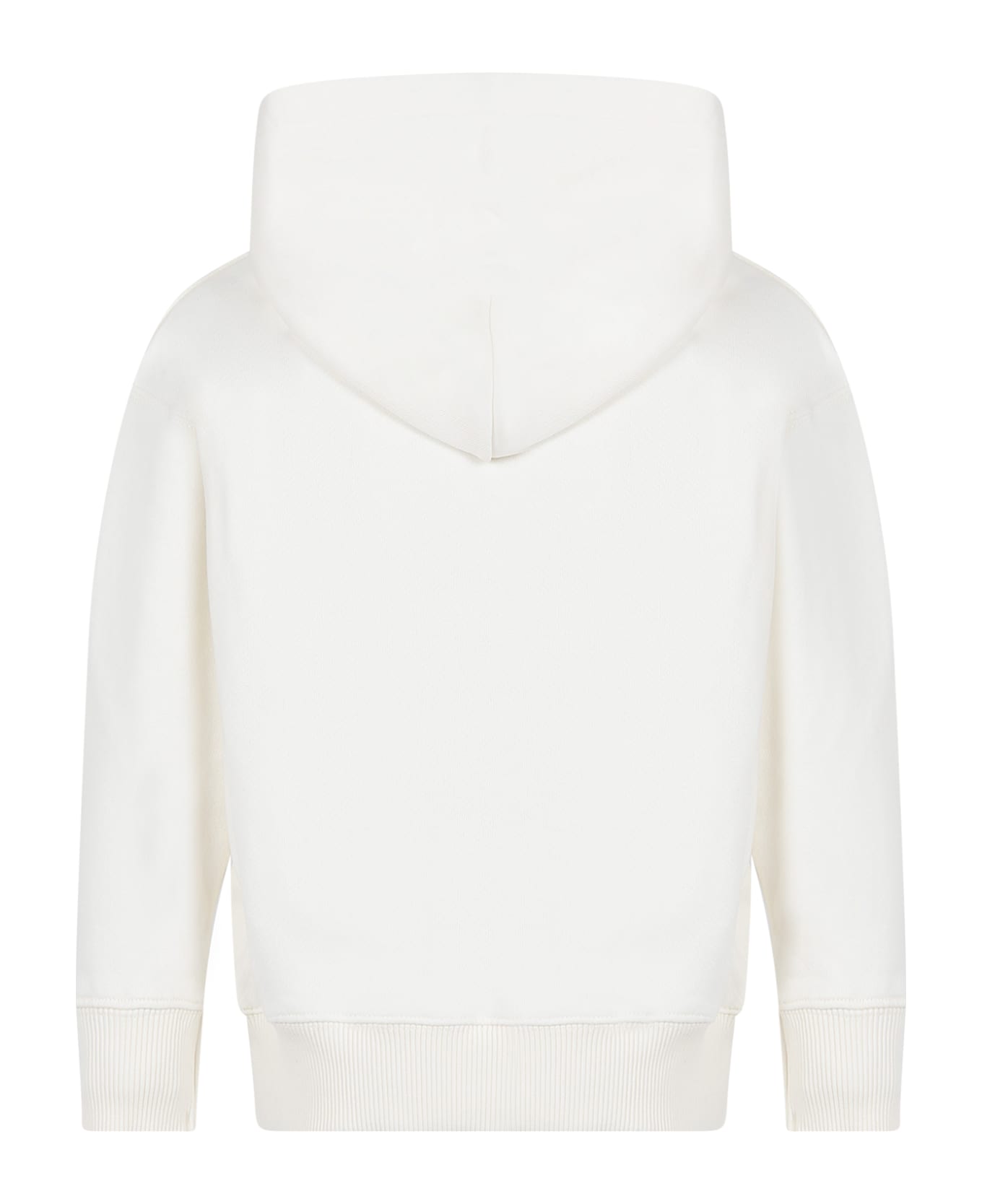 Off-White White Sweatshirt For Kids With Logo - WHITE ニットウェア＆スウェットシャツ
