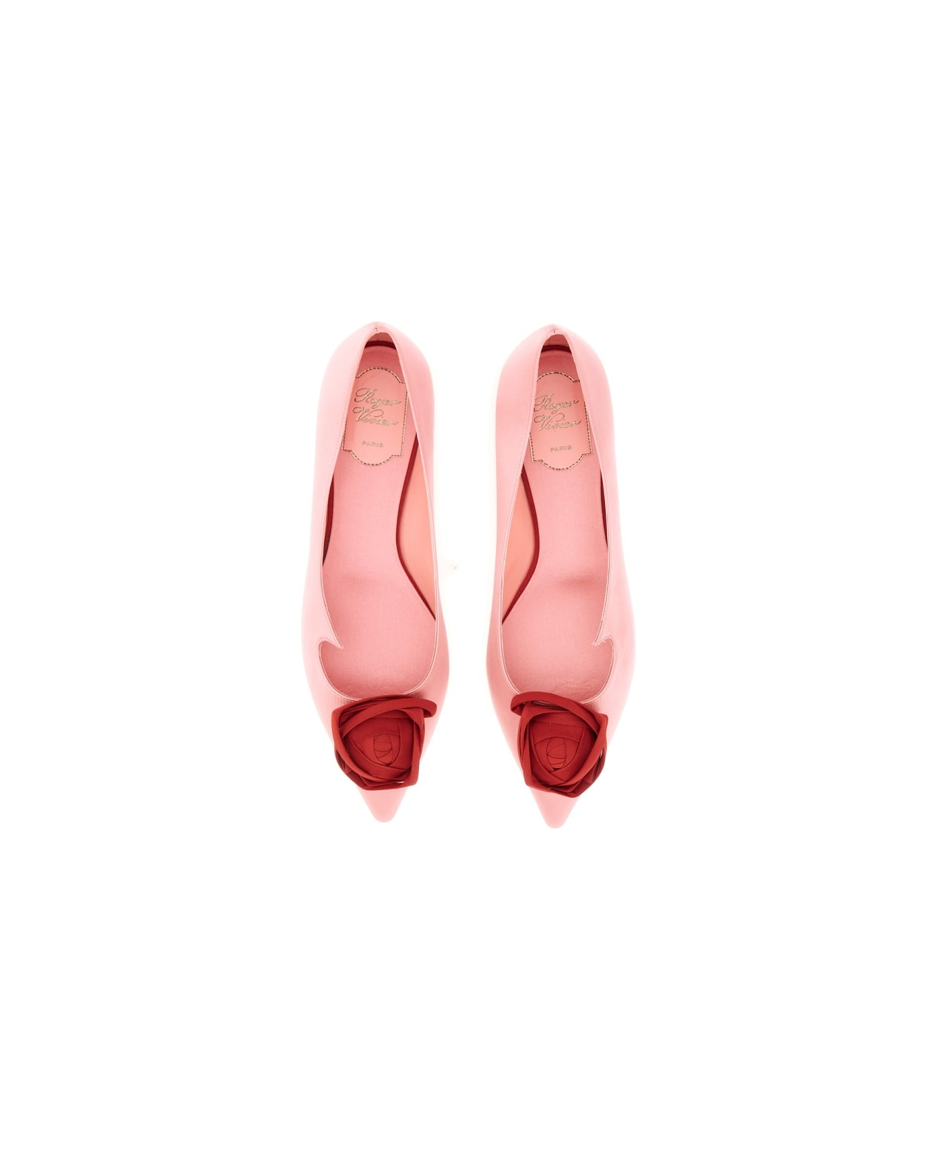 Roger Vivier Ballerina "rose Vivier" - PINK