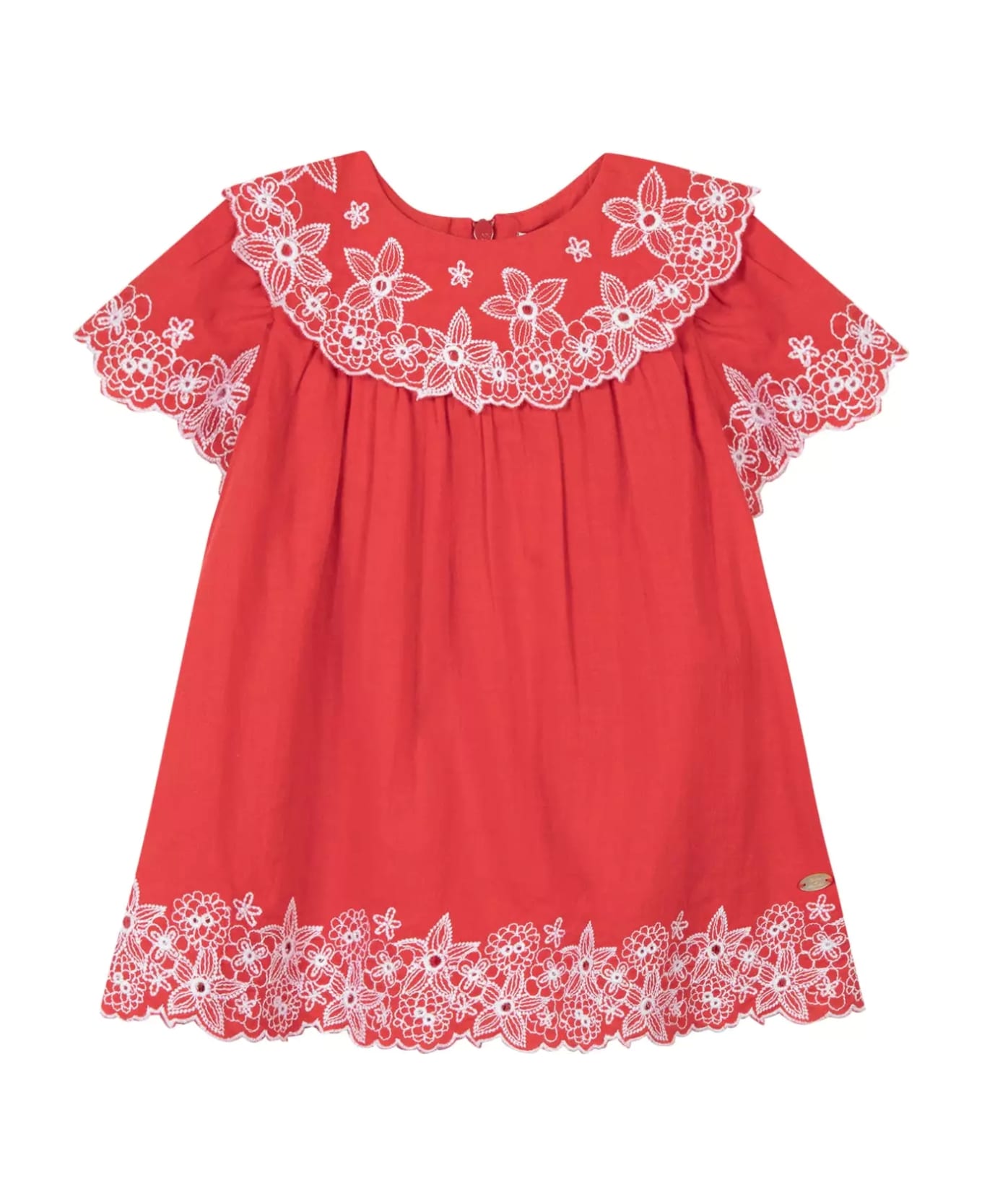 Tartine et Chocolat Dress With Embroidery - Red