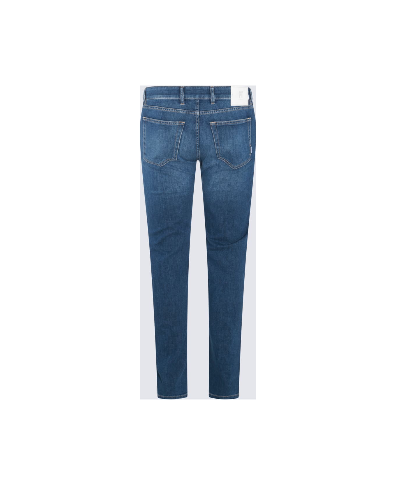 PT Torino Blue Denim Swing Jeans - Blue