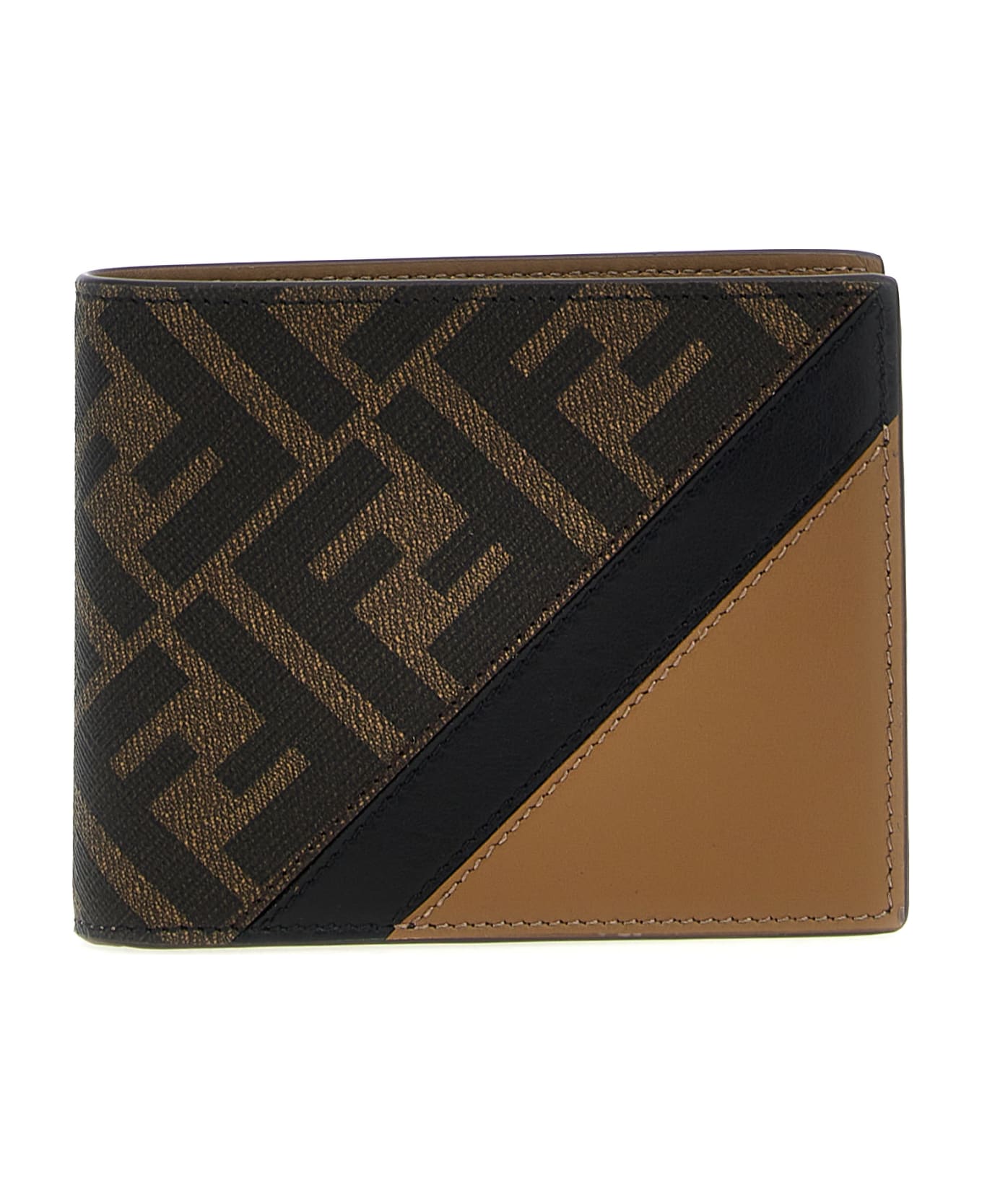 Fendi 'diagonal' Wallet - Brown