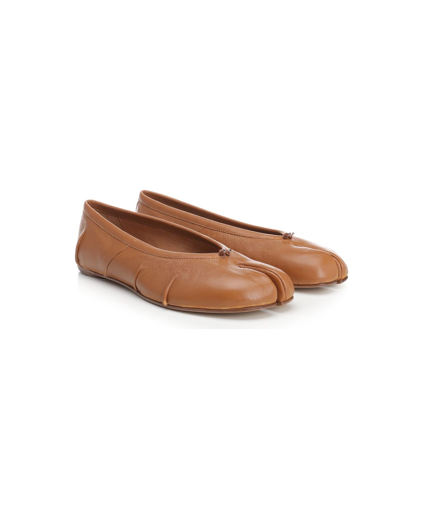 Maison Margiela "tabi" Flat Shoes - Brown