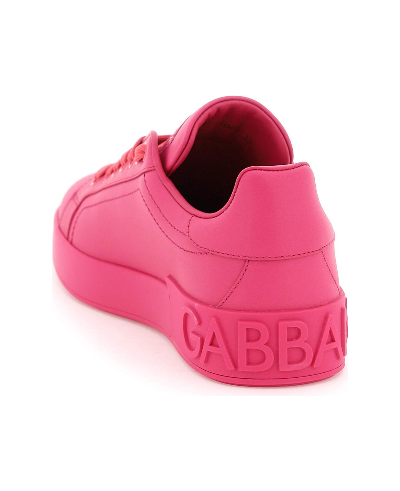 Dolce & Gabbana Portofino Sneakers - PINK スニーカー
