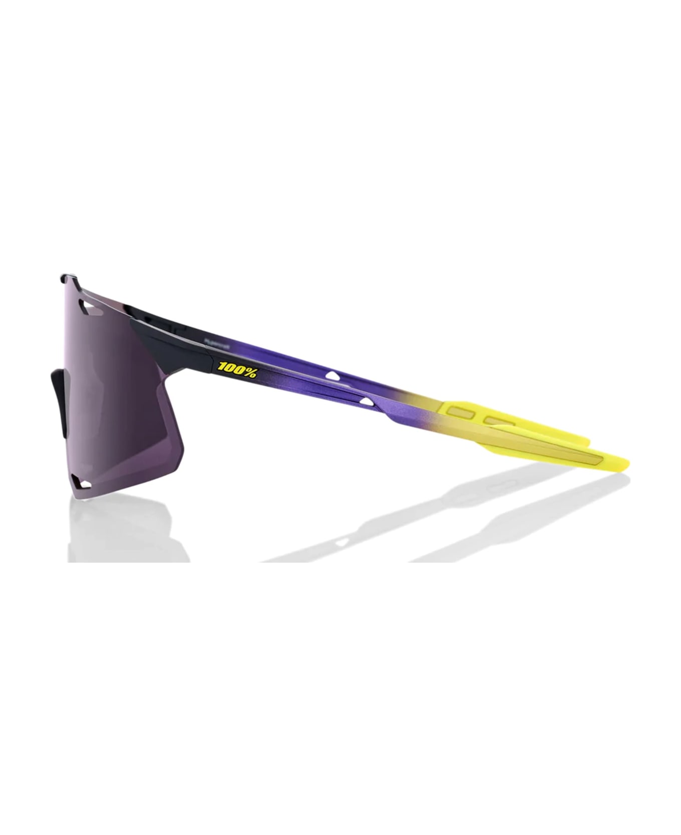 100% Hypercraft - Matte Metallic / Dark Purple Lens Sunglasses - violet