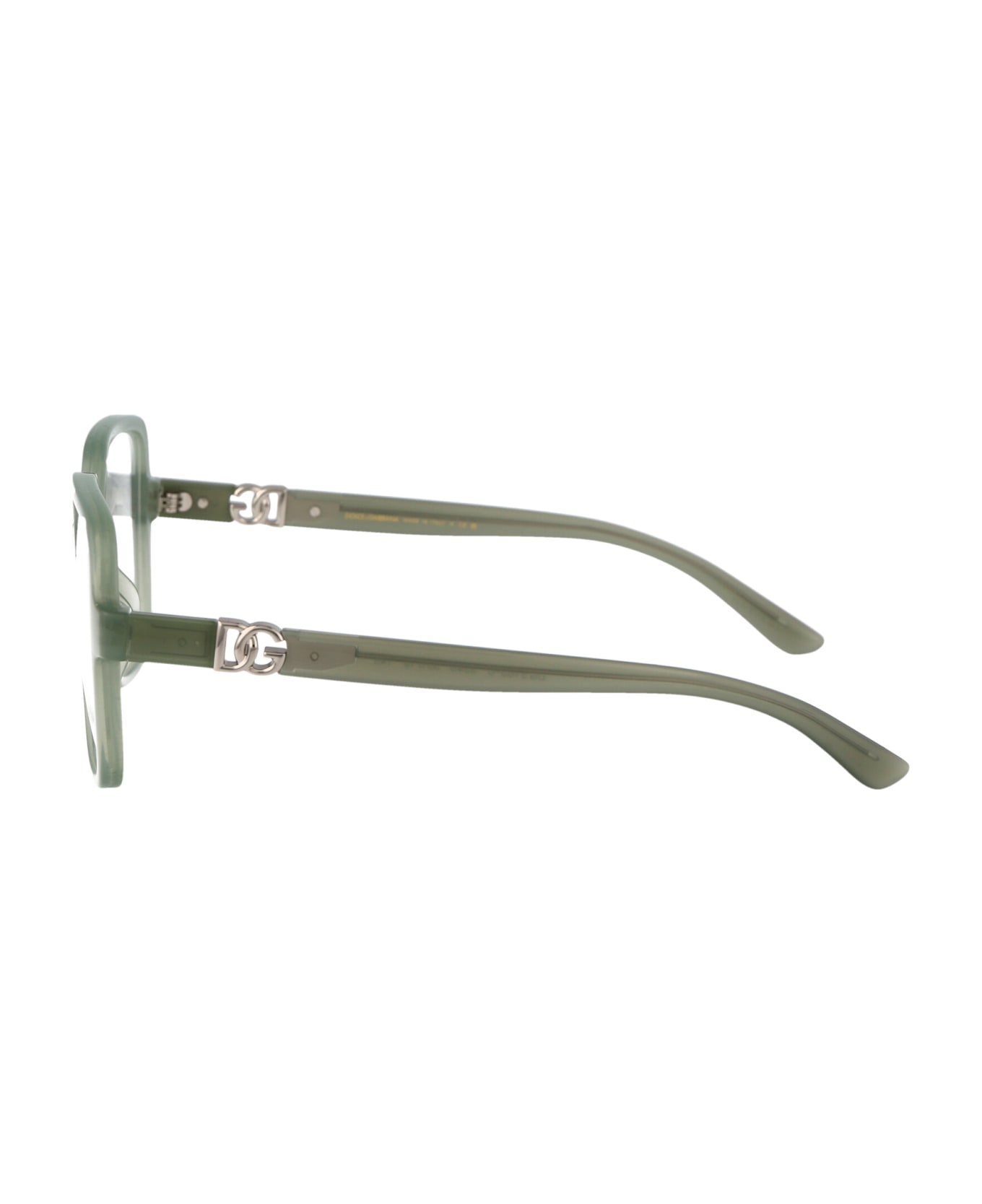 Dolce & Gabbana Eyewear 0dg5105u Glasses - 3345 Milky Green アイウェア