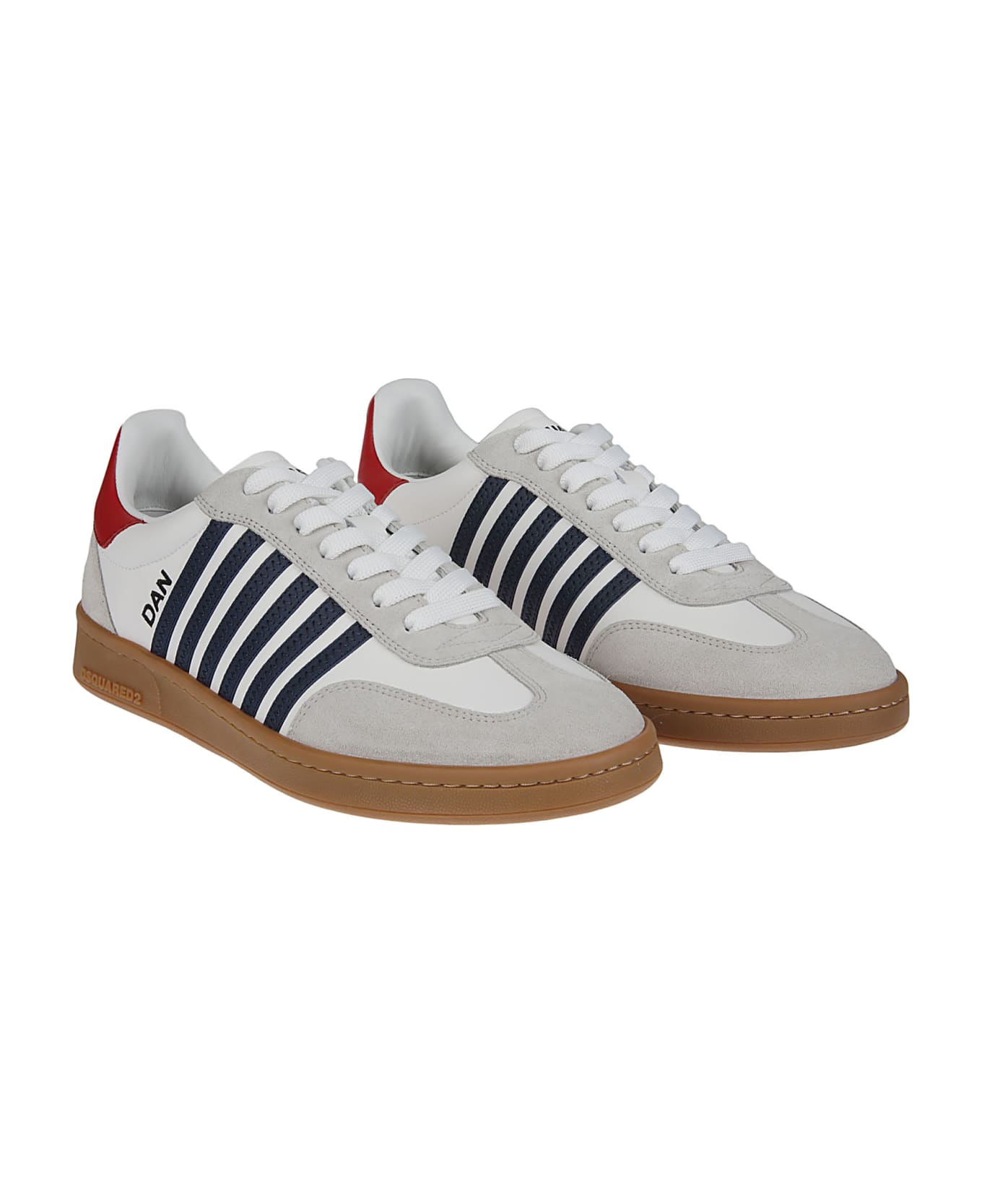 Dsquared2 Boxer Sneakers - Bianco/blu/rosso スニーカー