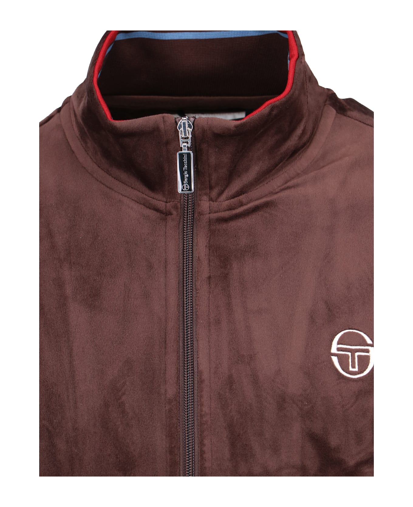 Sergio Tacchini 'ostuni' Zip Sweatshirt - Brown